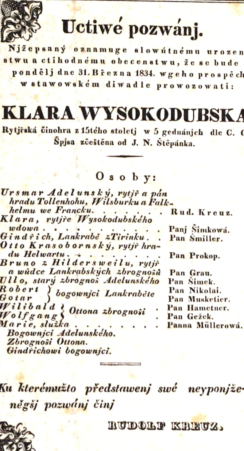Náhledový obrázek předmětu Cedule Stavovského divadla