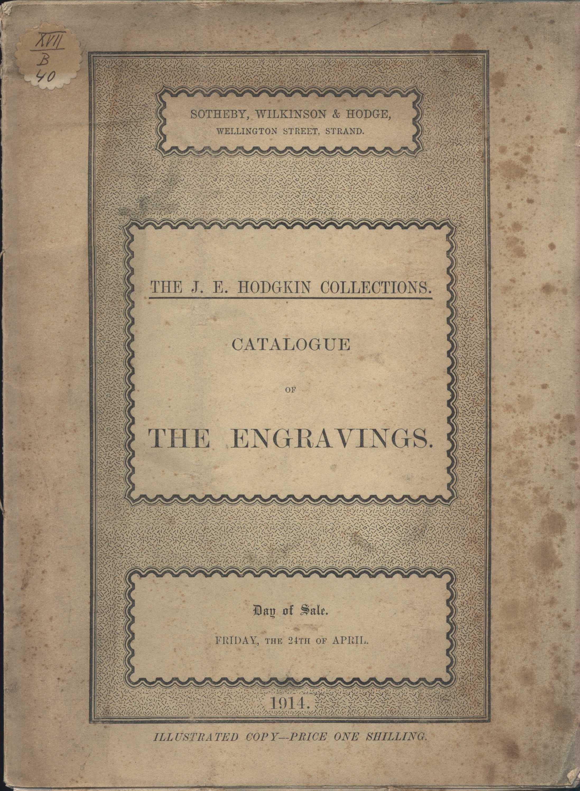 Náhledový obrázek The J. E. Hodgkin Collections - 5