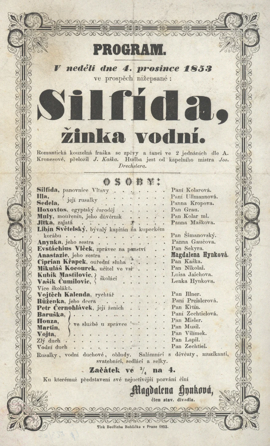 Obrázek Cedule Stavovského divadla