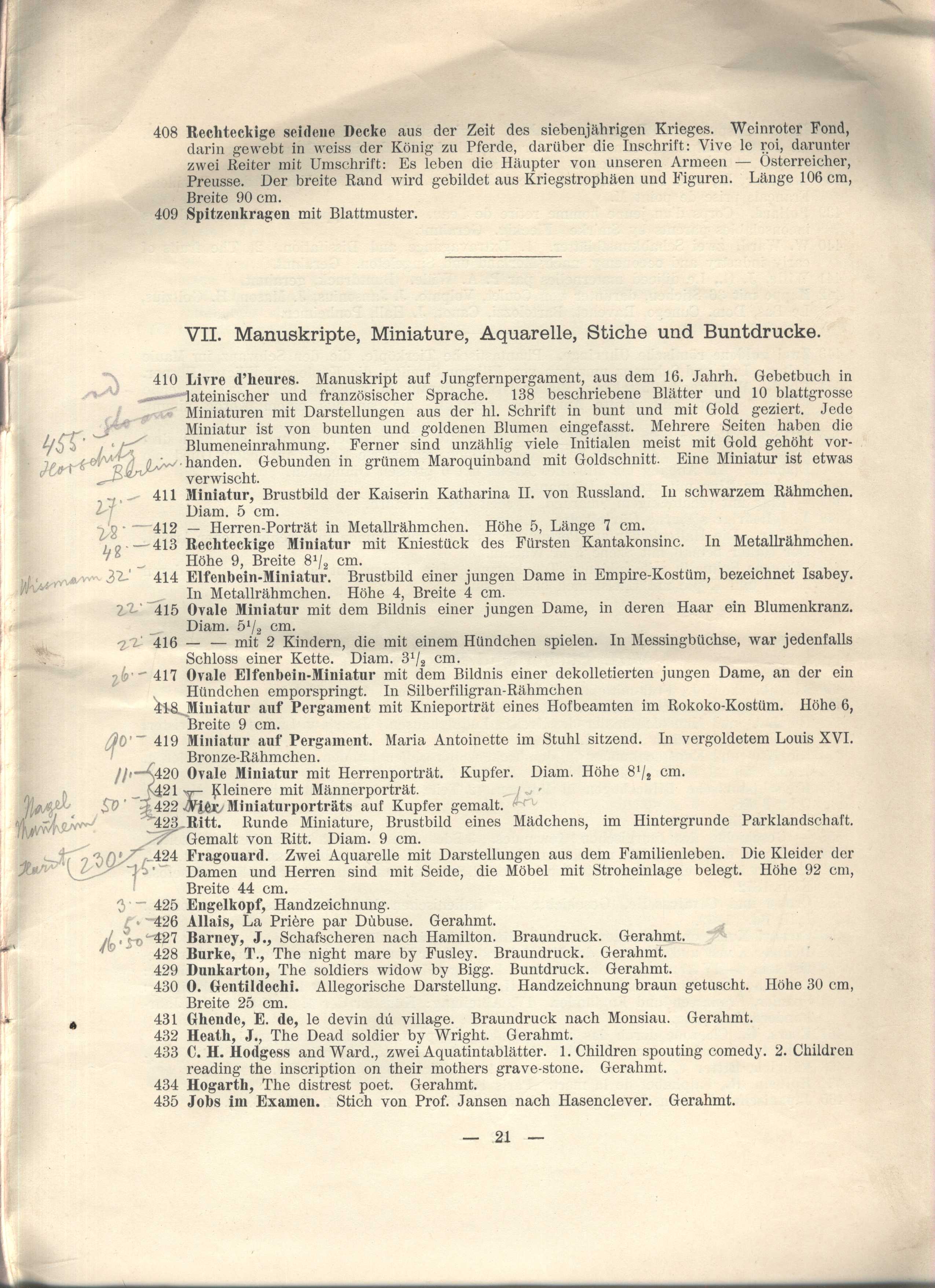 Náhledový obrázek Katalog einer Sammlung von Antiquitäten - 8