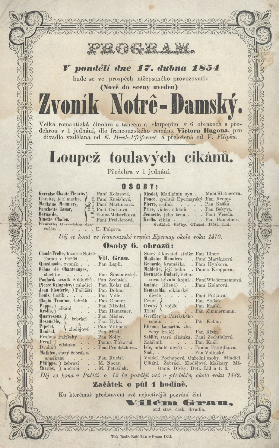 Obrázek Cedule Stavovského divadla