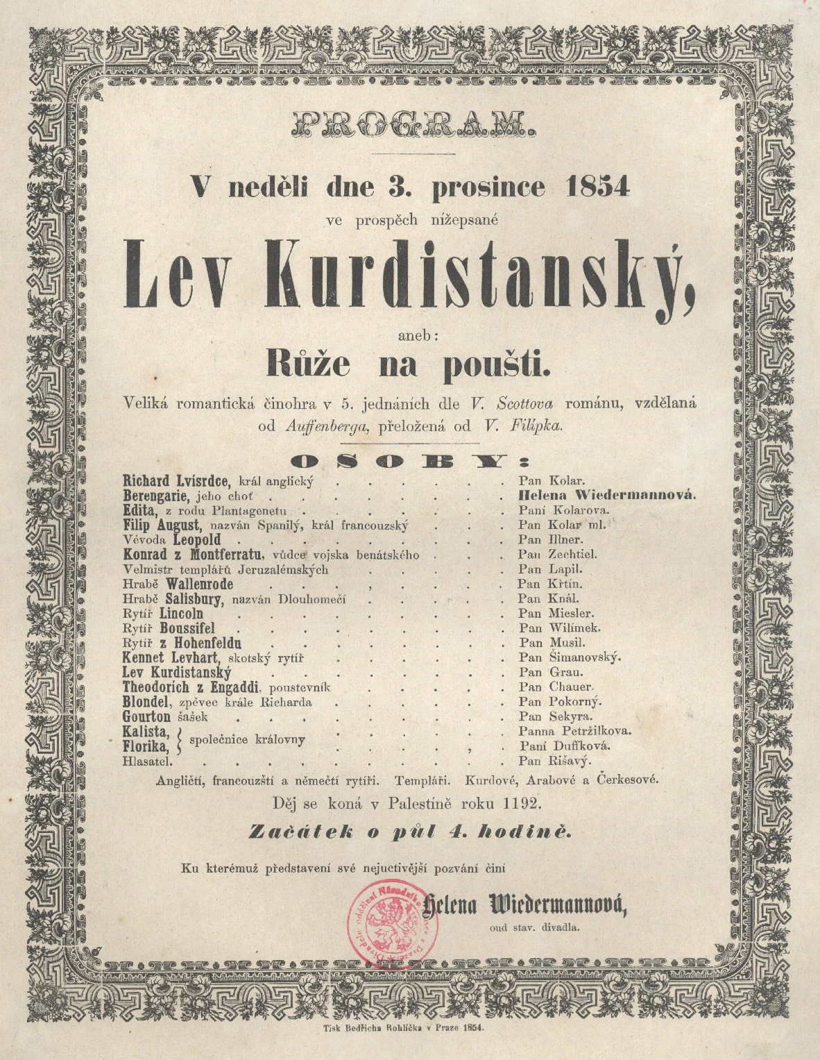 Obrázek Cedule Stavovského divadla