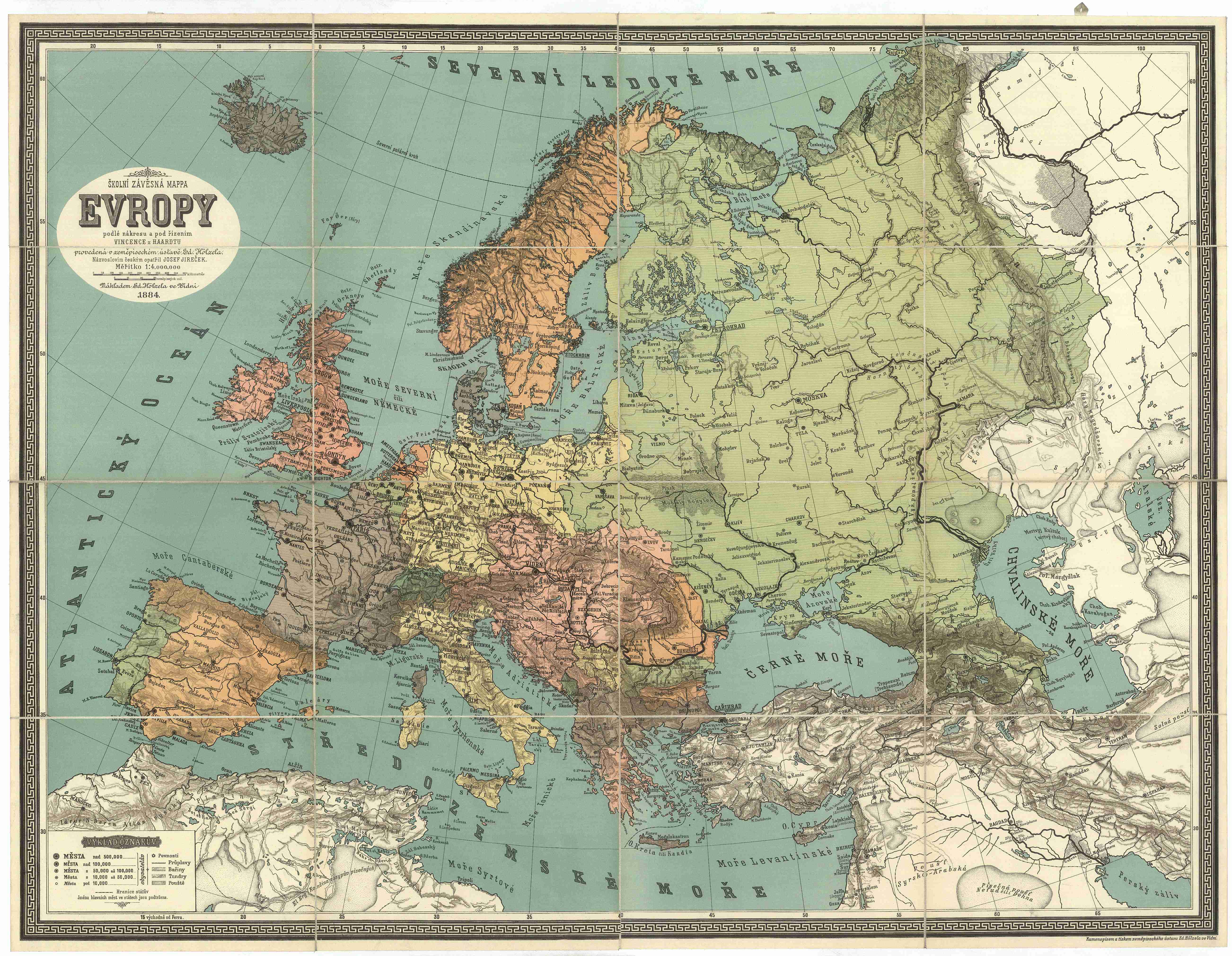 Náhledový obrázek Školní závěsná mappa [sic] Evropy - 1