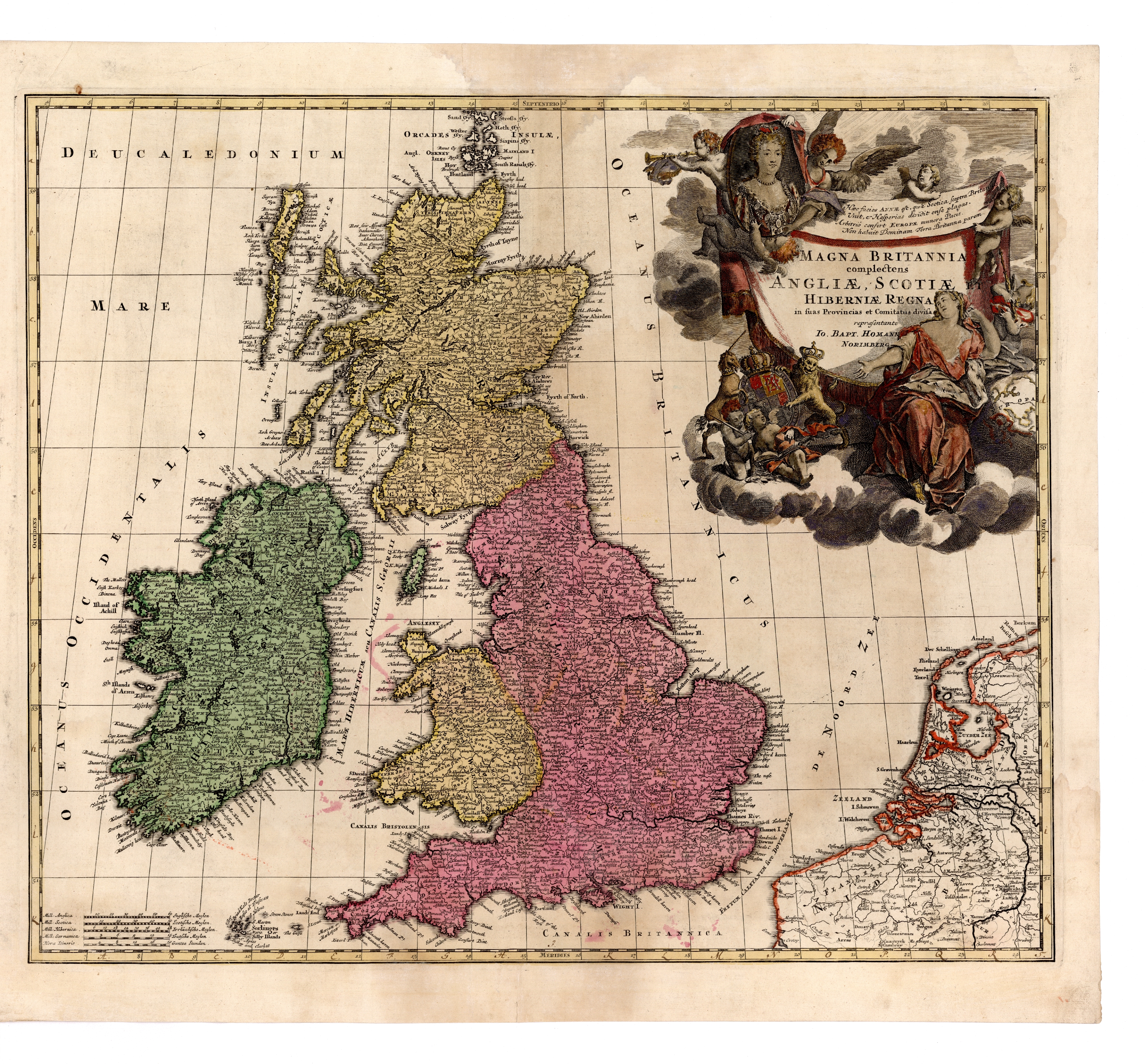 Náhledový obrázek MAGNA BRITANNIA complectens ANGLIAE, SCOTIAE ET HIBERNIAE REGNA - 1