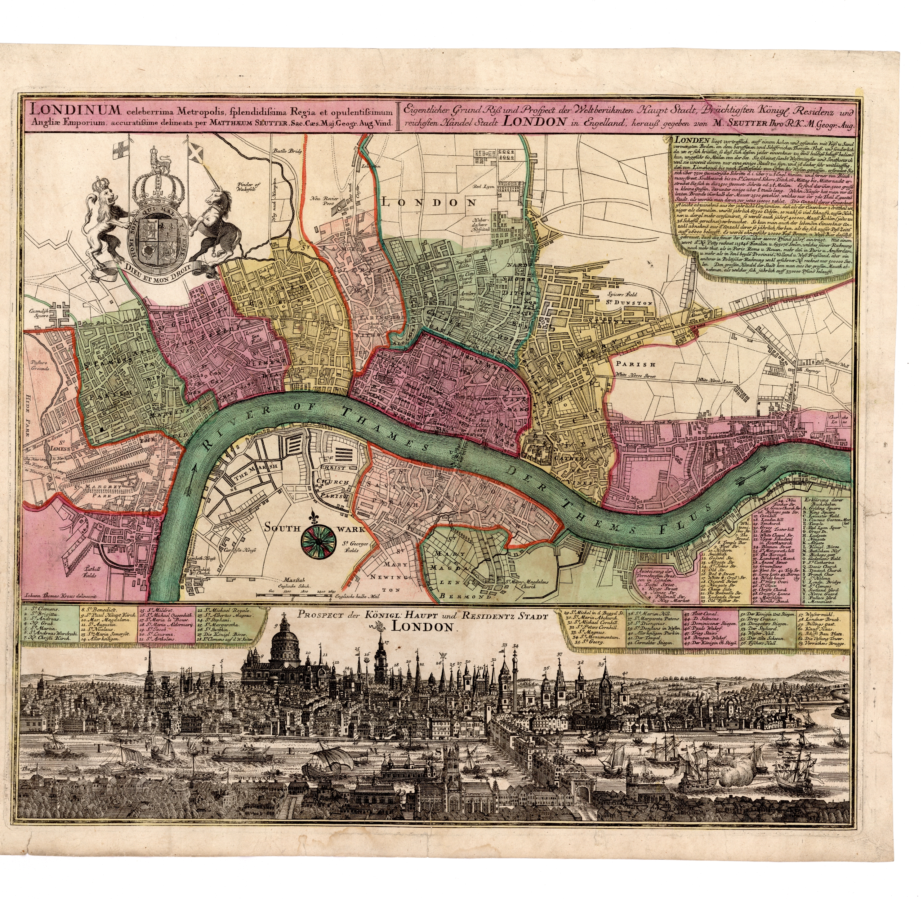 Náhledový obrázek LONDINUM celeberrima Metropolis, splendissima Regia et opulentissimum Angliae Emporium - 1