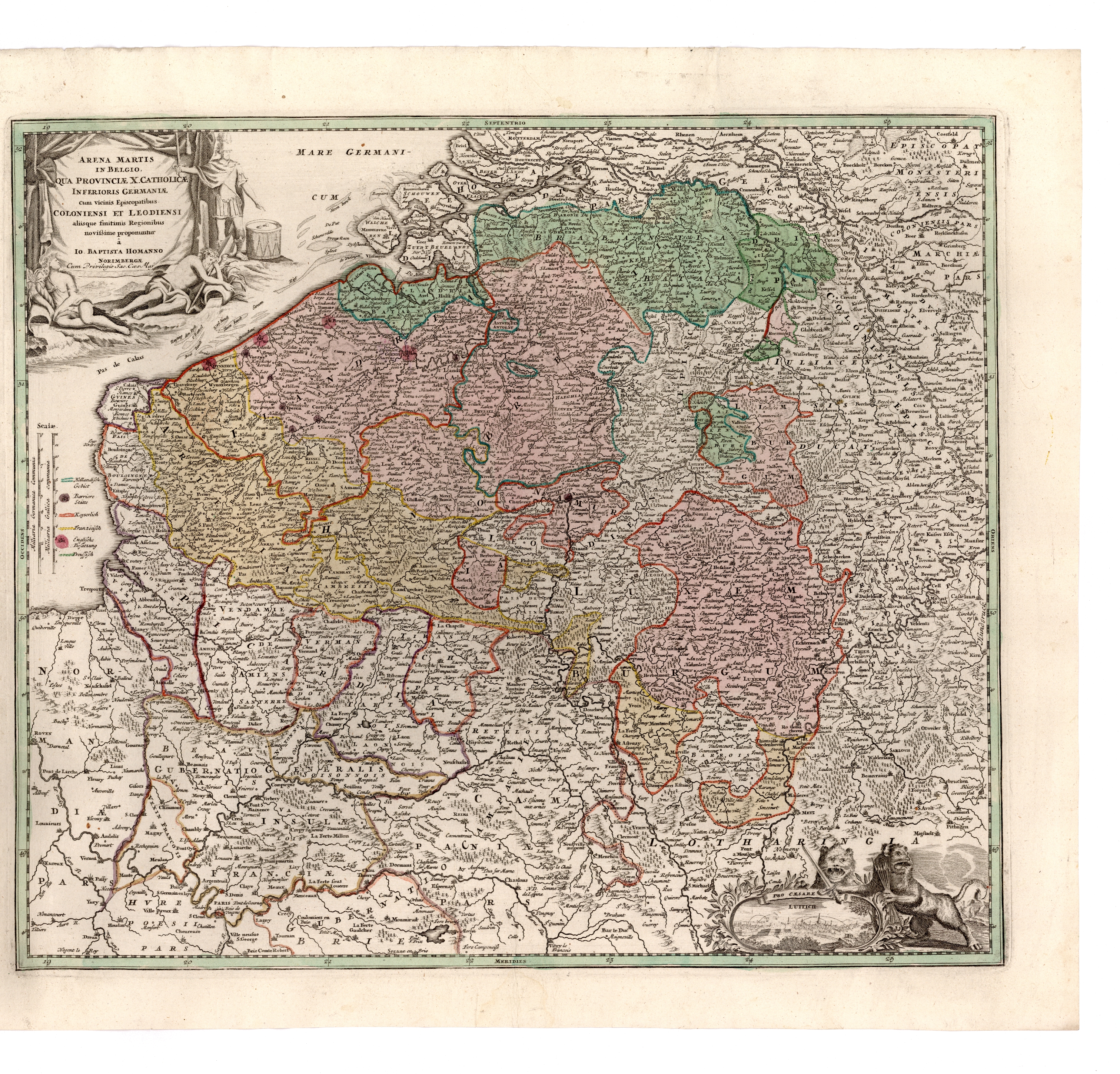 Náhledový obrázek ARENA MARTIS IN BELGIO, QUA PROVINCIAE X. CATHOLICAE INFERIORIS GERMANIAE - 1