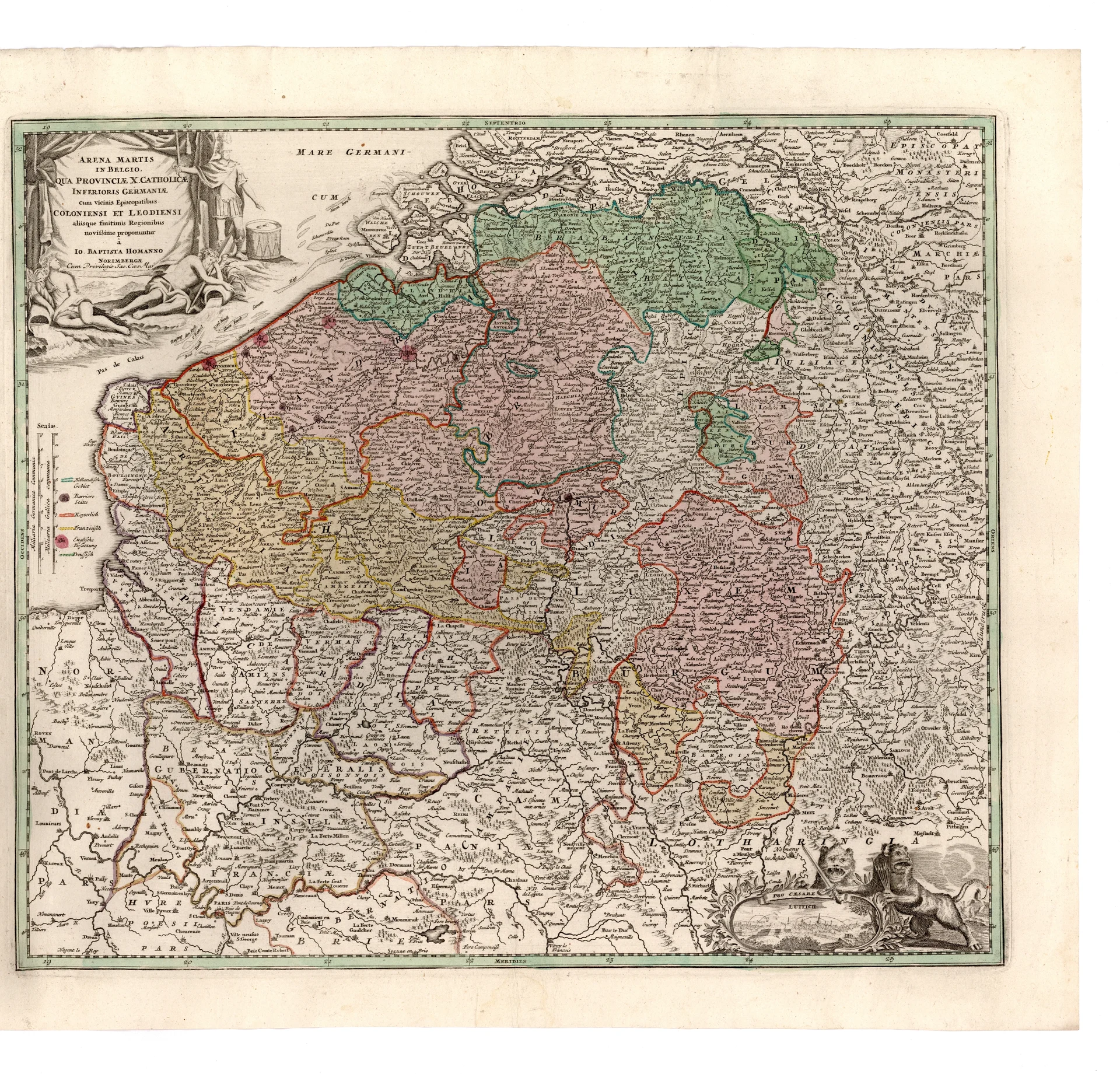 Náhledový obrázek předmětu ARENA MARTIS IN BELGIO, QUA PROVINCIAE X. CATHOLICAE INFERIORIS GERMANIAE