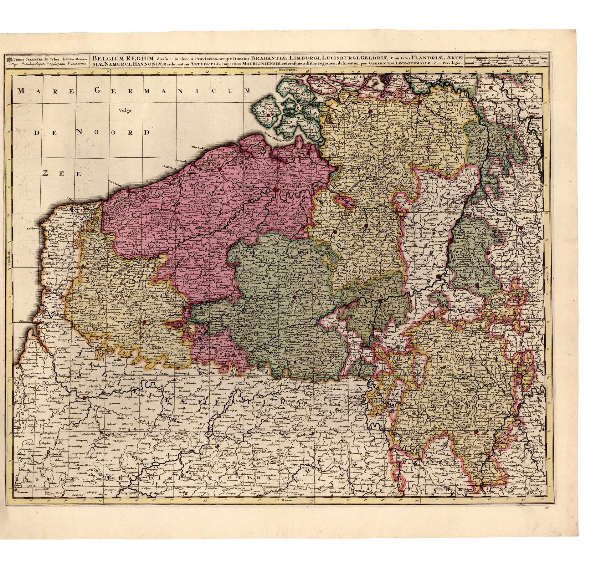 Náhledový obrázek předmětu BELGIUM REGIUM divisum in decem Provincias