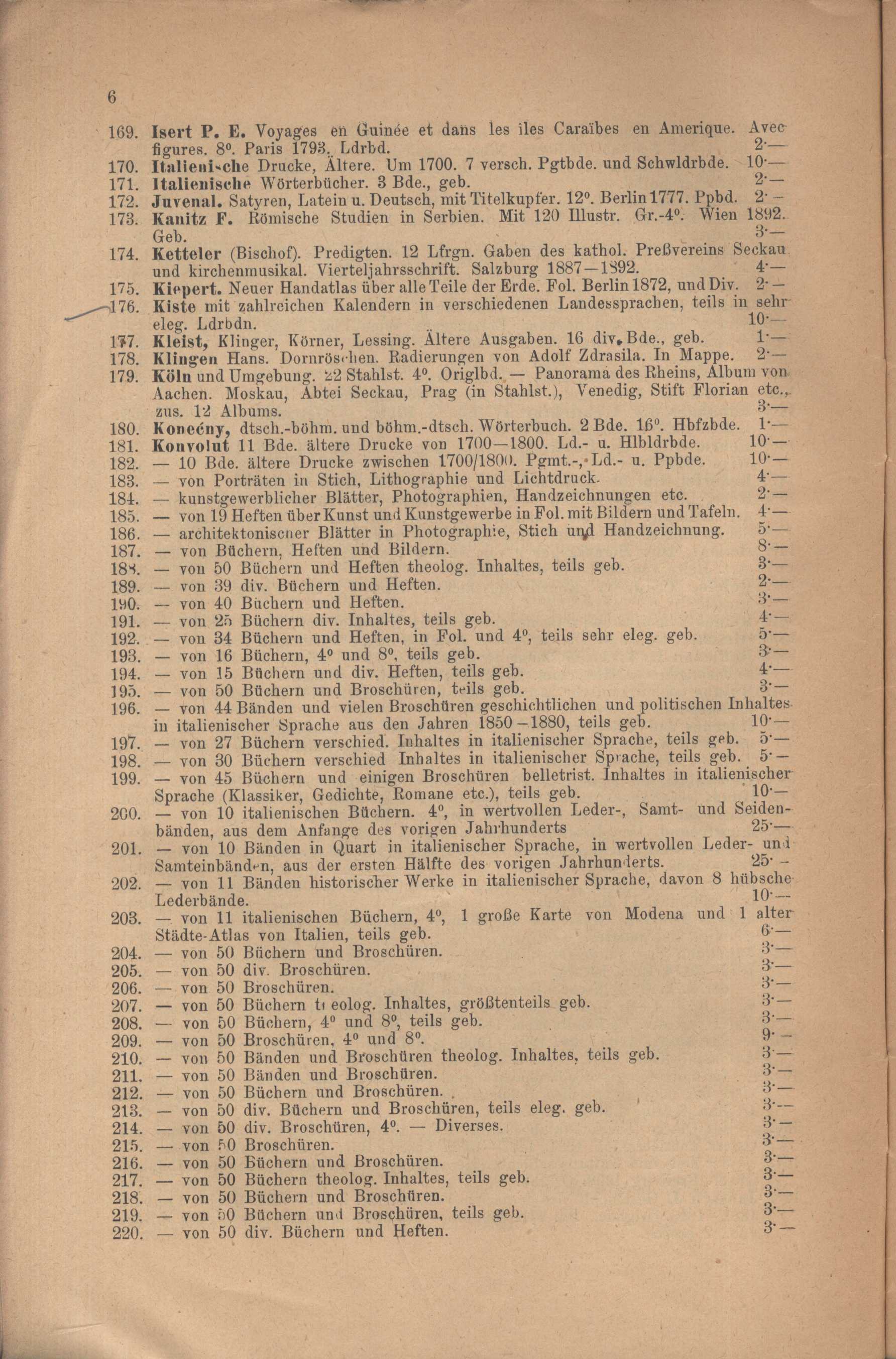 Náhledový obrázek Bücher-Auktion - 2