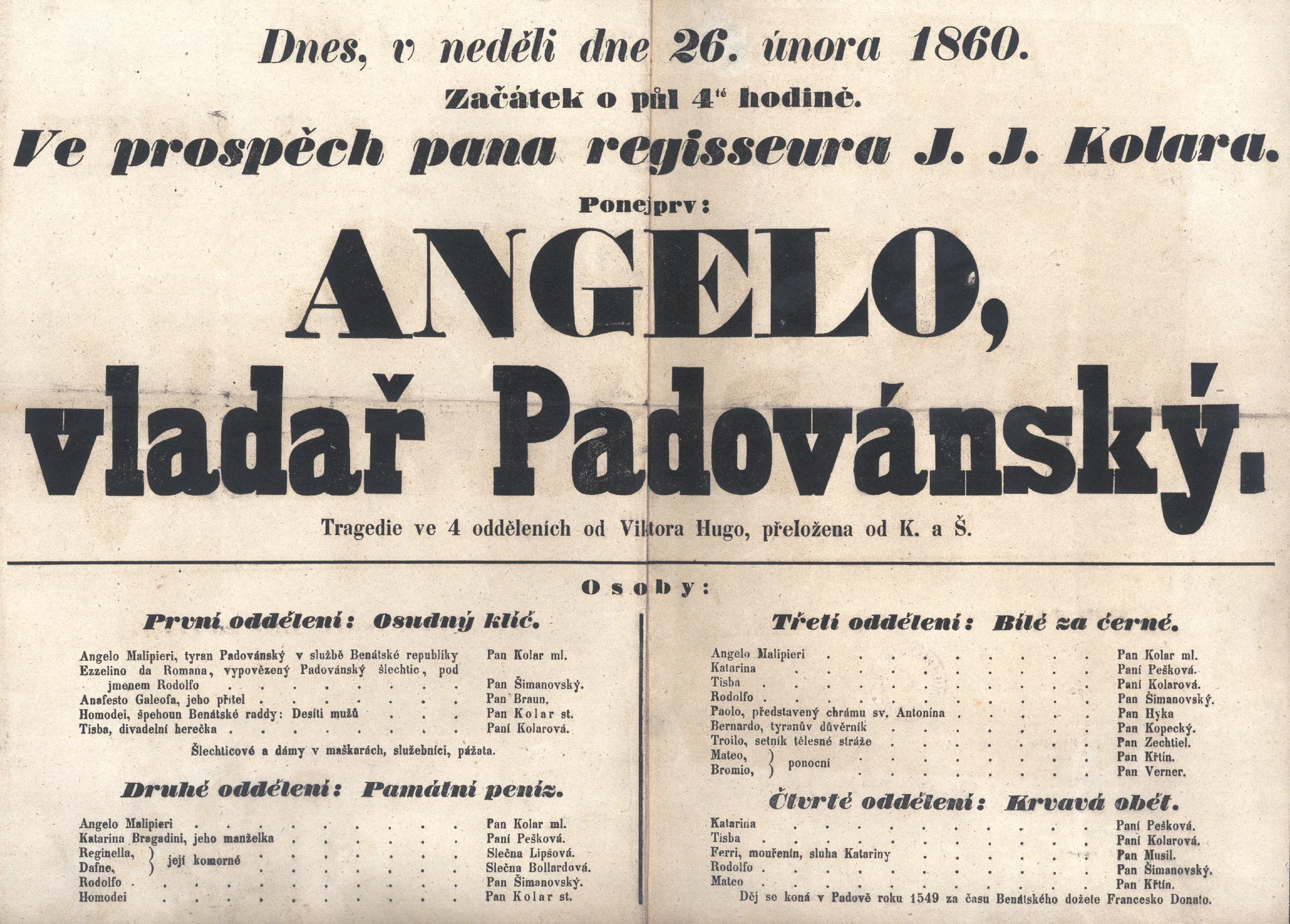 Obrázek Cedule Stavovského divadla