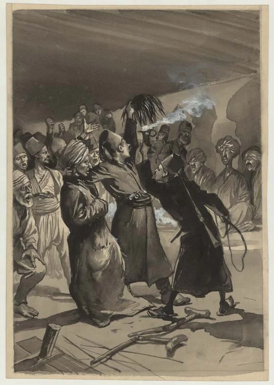 Náhledový obrázek předmětu Ilustrace - V zemi Škipetarů