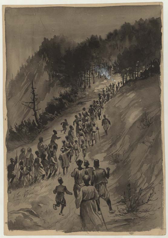 Náhledový obrázek Ilustrace - V zemi Škipetarů - 1