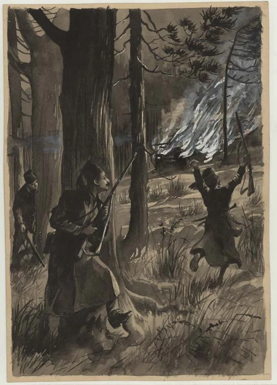 Náhledový obrázek předmětu Ilustrace - V zemi Škipetarů