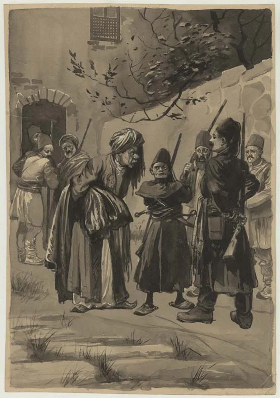 Náhledový obrázek předmětu Ilustrace - V zemi Škipetarů