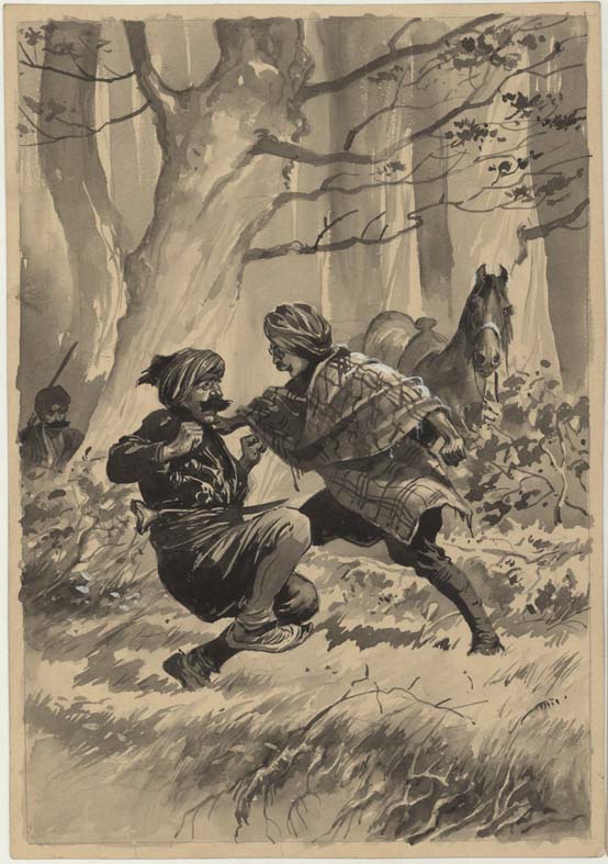 Náhledový obrázek Ilustrace - V zemi Škipetarů - 1