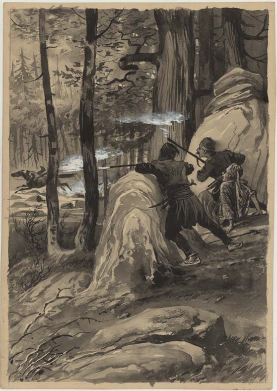 Náhledový obrázek Ilustrace - V zemi Škipetarů - 1
