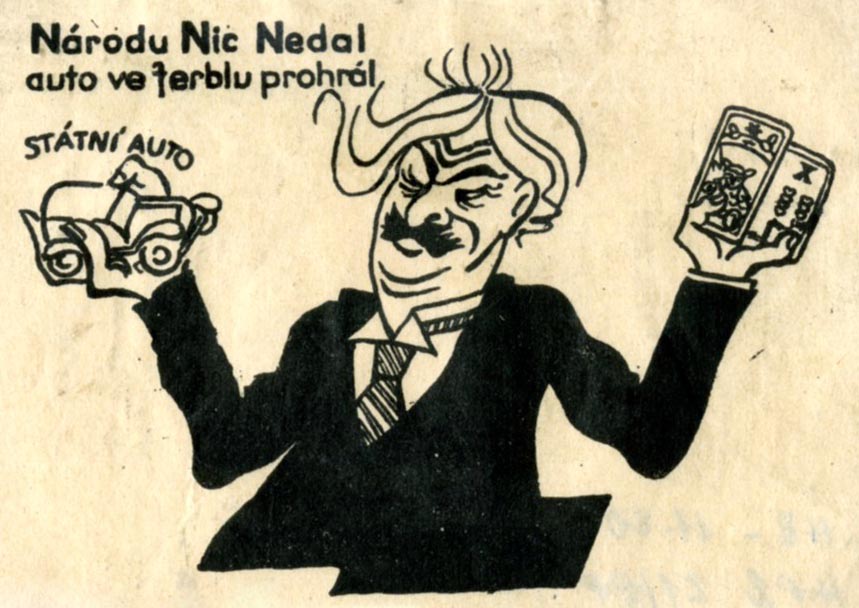 Náhledový obrázek Nálepka k volbám 1935 - 1
