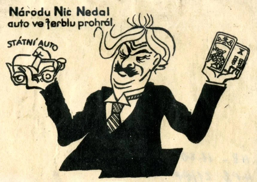 Náhledový obrázek předmětu Nálepka k volbám 1935