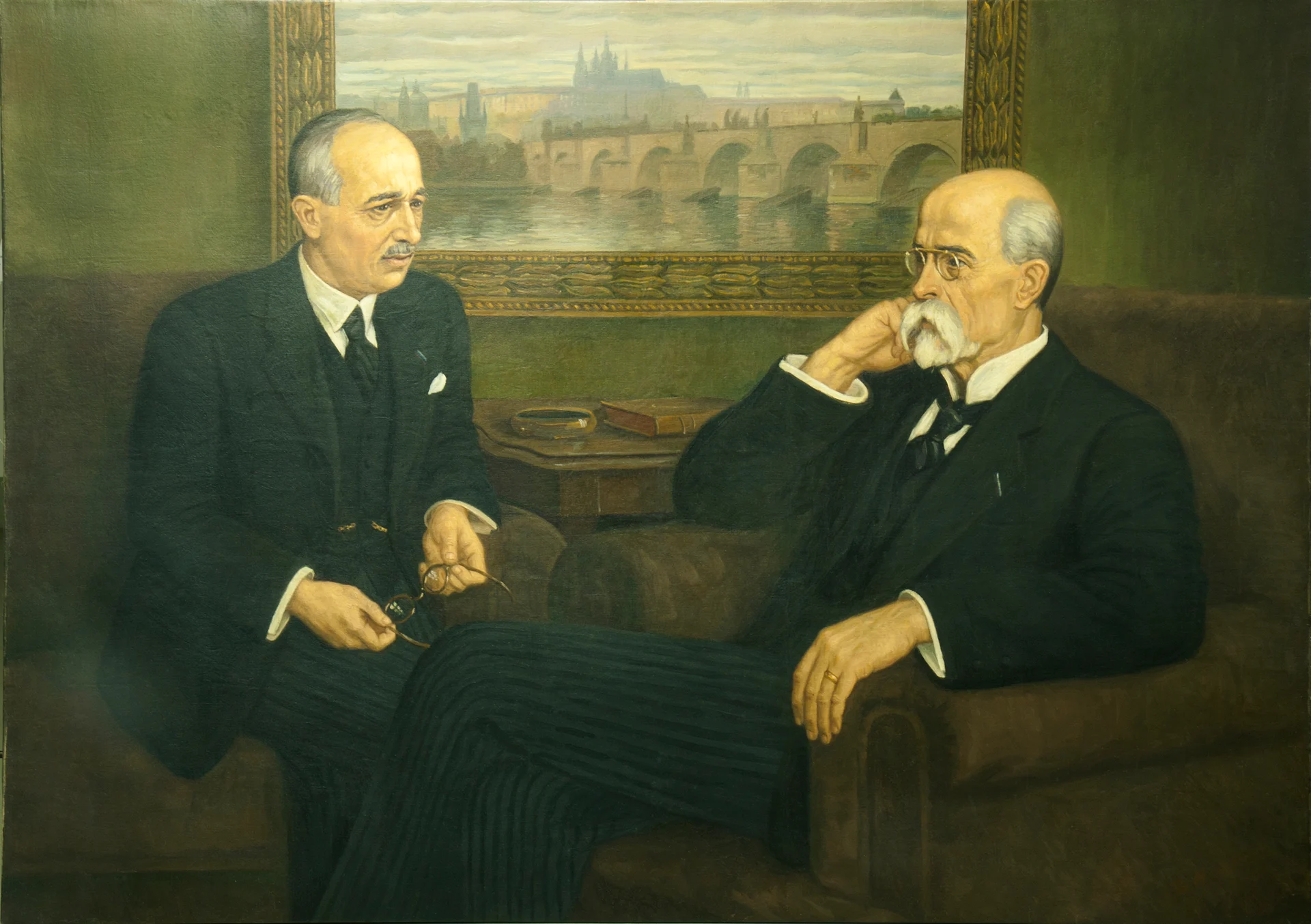 Náhledový obrázek předmětu Dvojportrét T. G. Masaryka a E. Beneše