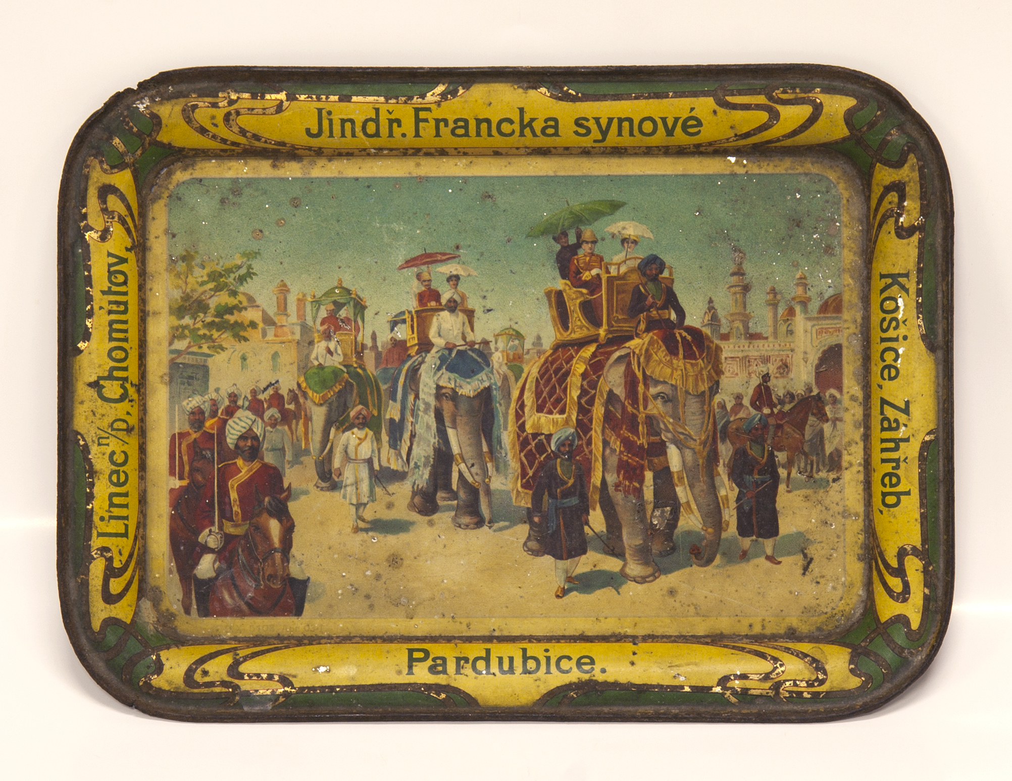 Náhledový obrázek Reklamní tácek firmy J.Franck - 1