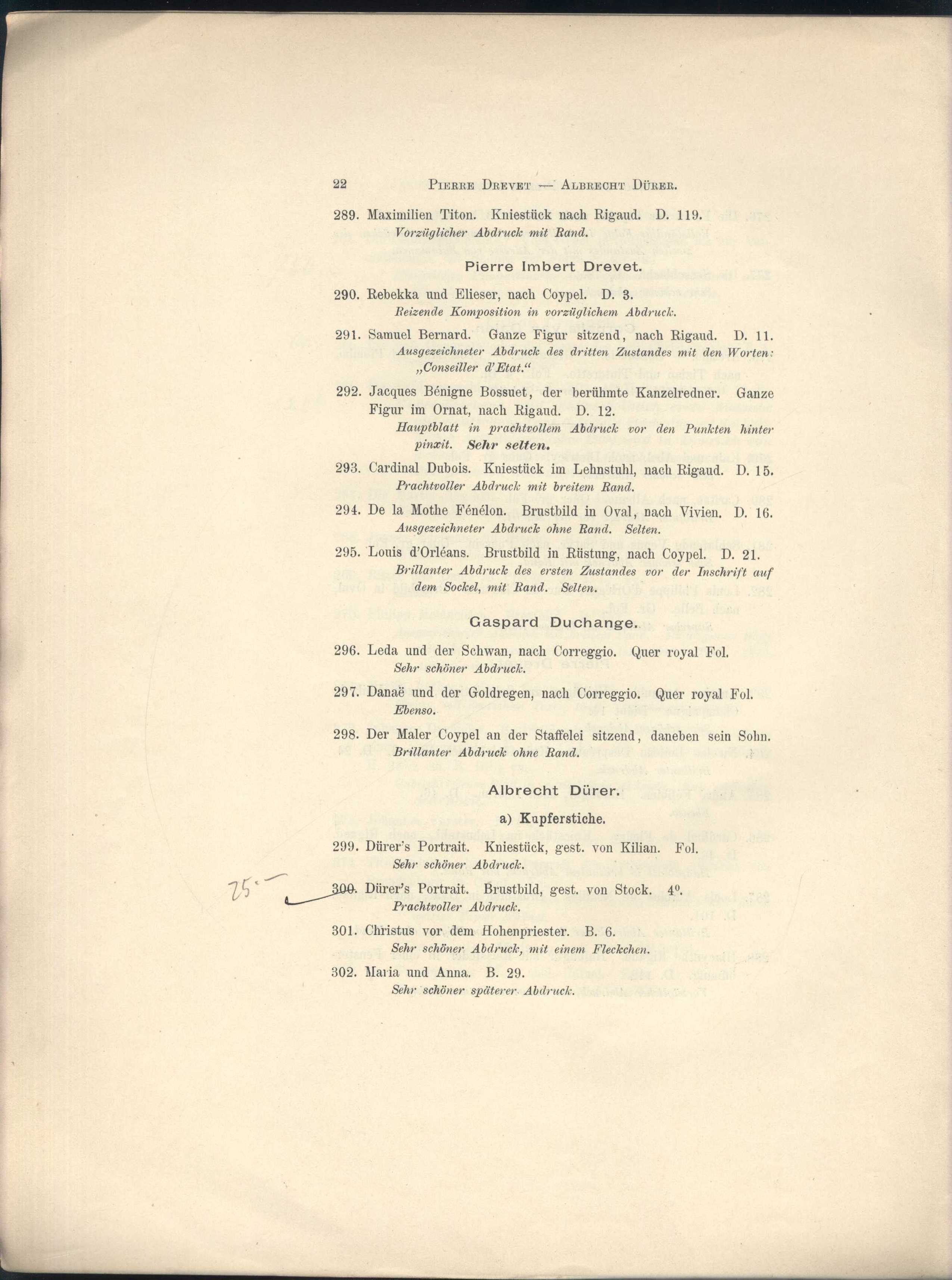 Náhledový obrázek Katalog von Kupferstichen, Radierungen, Holzschnitten etc. - 19