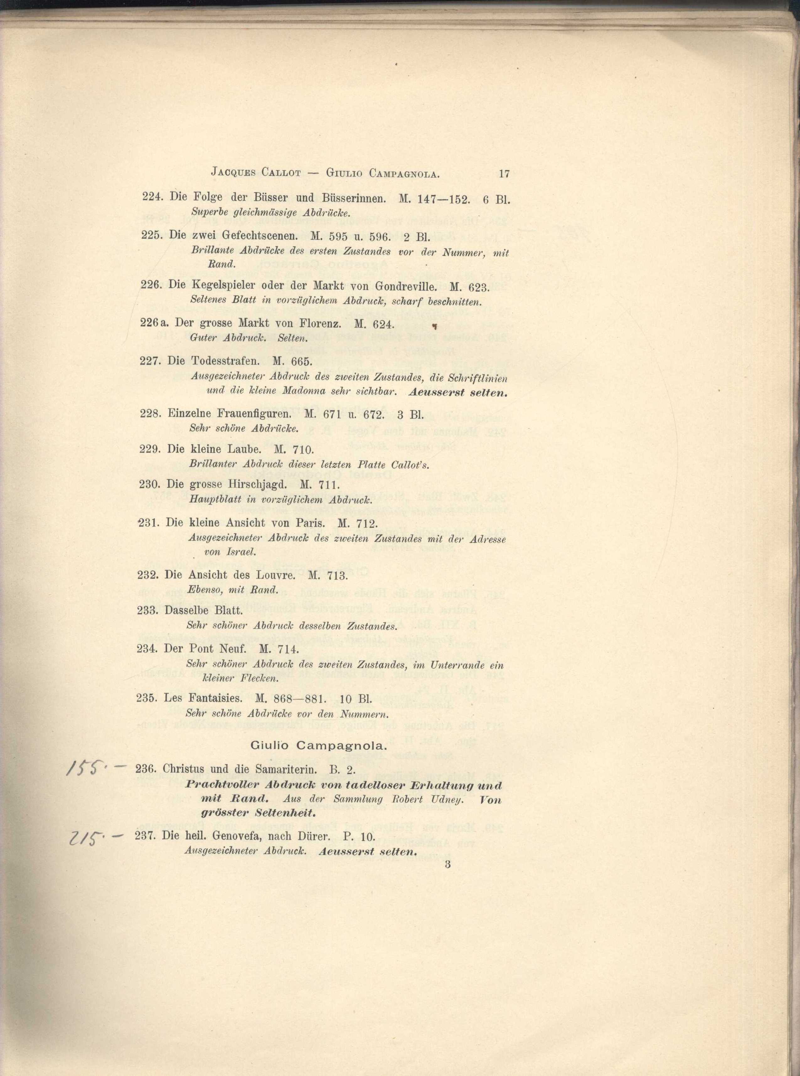 Náhledový obrázek Katalog von Kupferstichen, Radierungen, Holzschnitten etc. - 16
