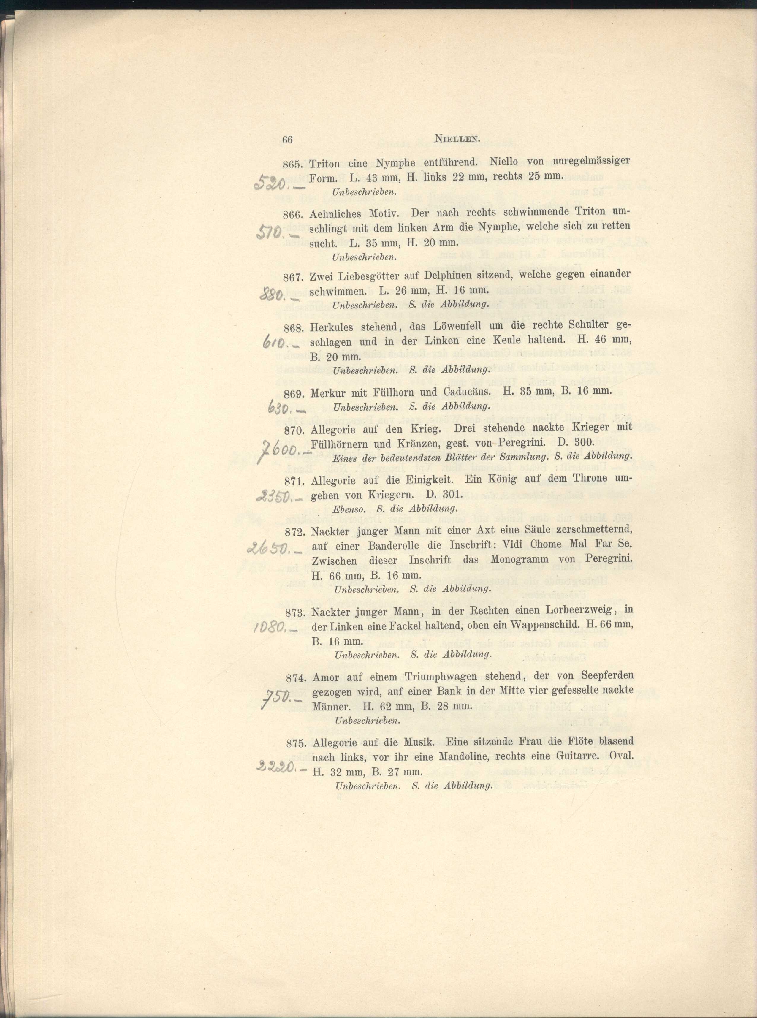 Náhledový obrázek Katalog von Kupferstichen, Radierungen, Holzschnitten etc. - 40