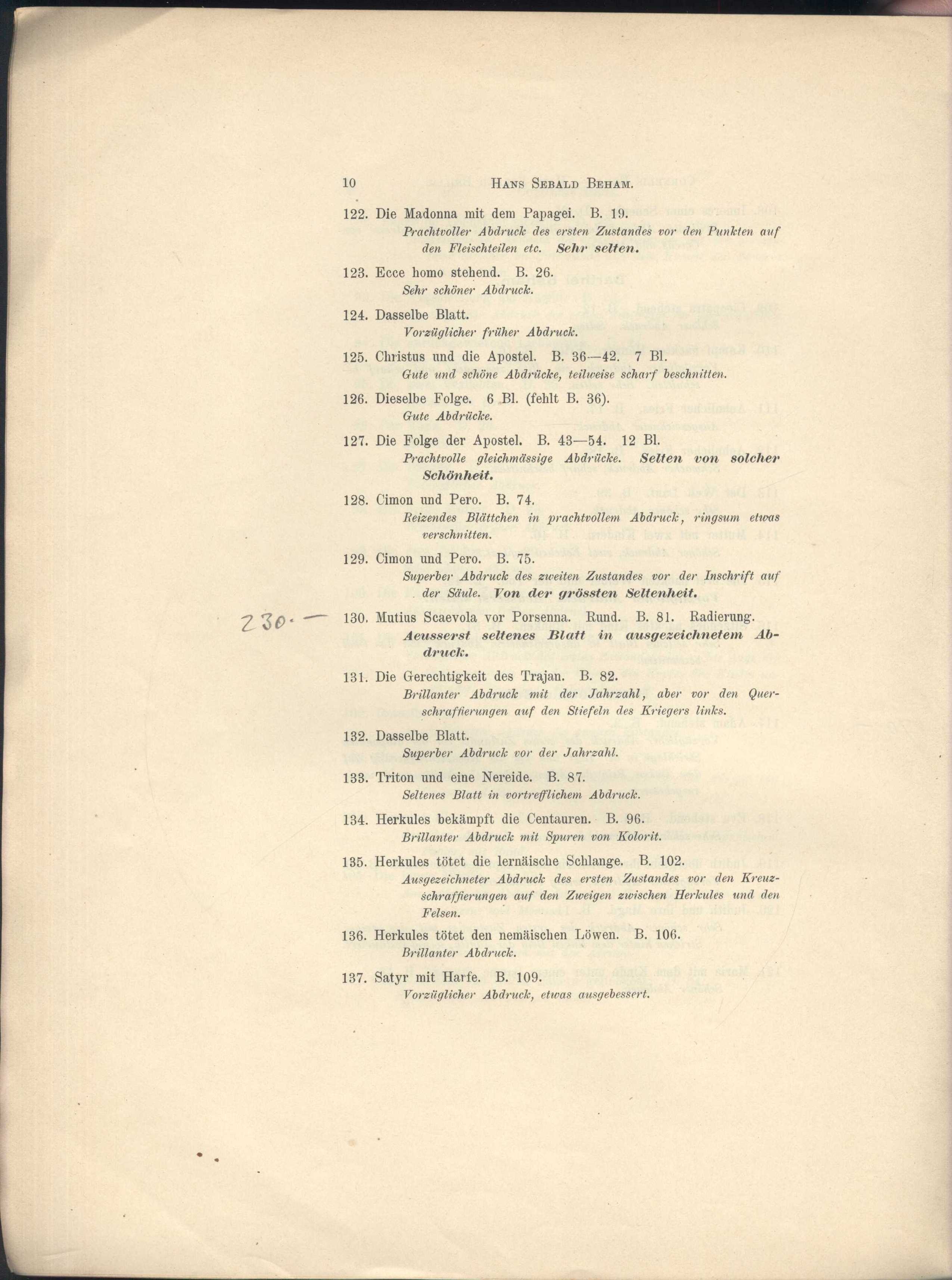 Náhledový obrázek Katalog von Kupferstichen, Radierungen, Holzschnitten etc. - 11