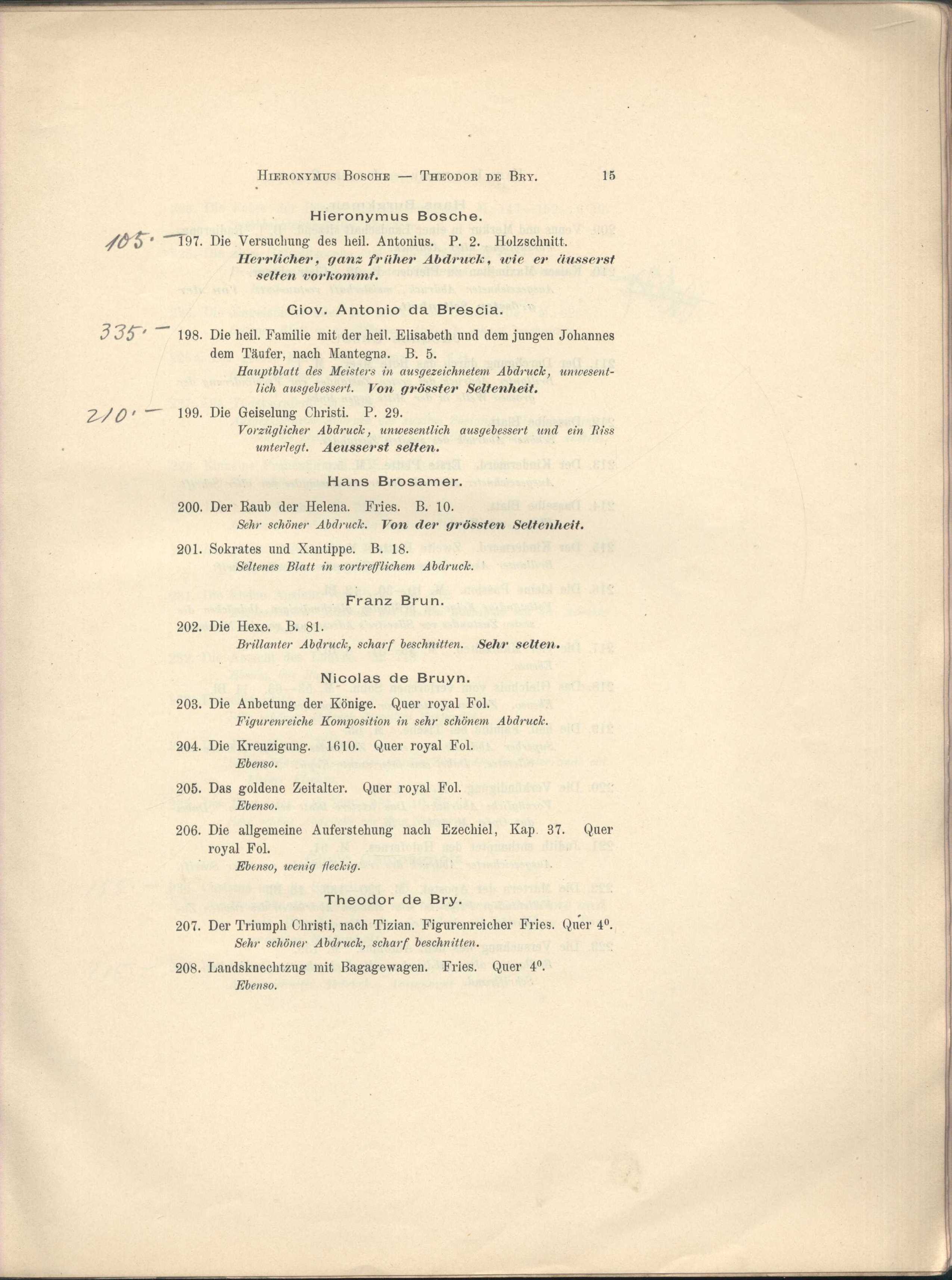 Náhledový obrázek Katalog von Kupferstichen, Radierungen, Holzschnitten etc. - 14