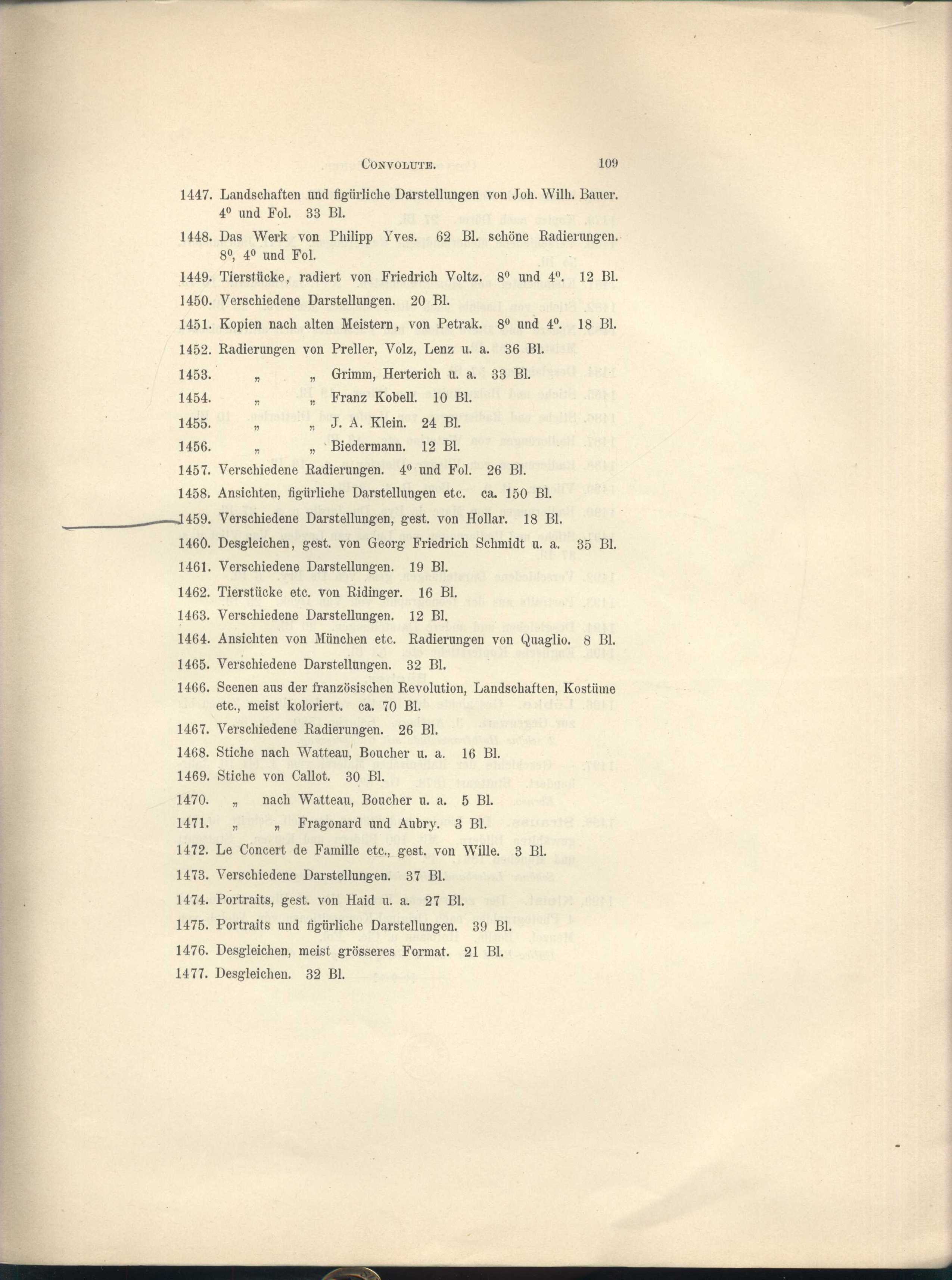 Náhledový obrázek Katalog von Kupferstichen, Radierungen, Holzschnitten etc. - 60