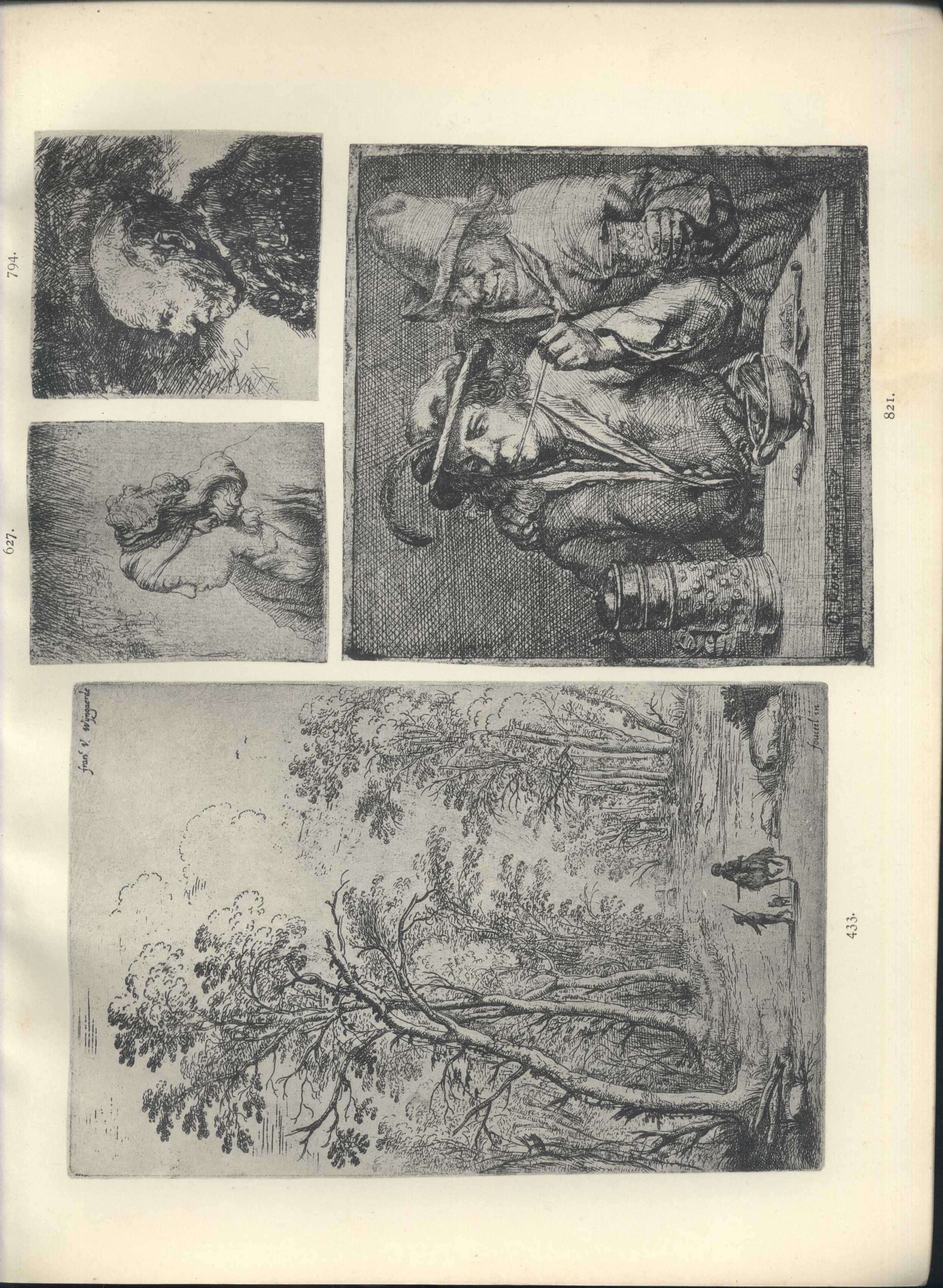 Náhledový obrázek Katalog wertvoller und seltener Blätter von Aldegrever, Bega, Beham, Burgkmair, Callot, Cranach, Dürer, Hollar, Lukas van Leyeden, Mantegna, Israel Van Meckenem, Potter, Rembrandt, Ruisdael, Schongauer, Wenzel von Olmütz etc. - 8
