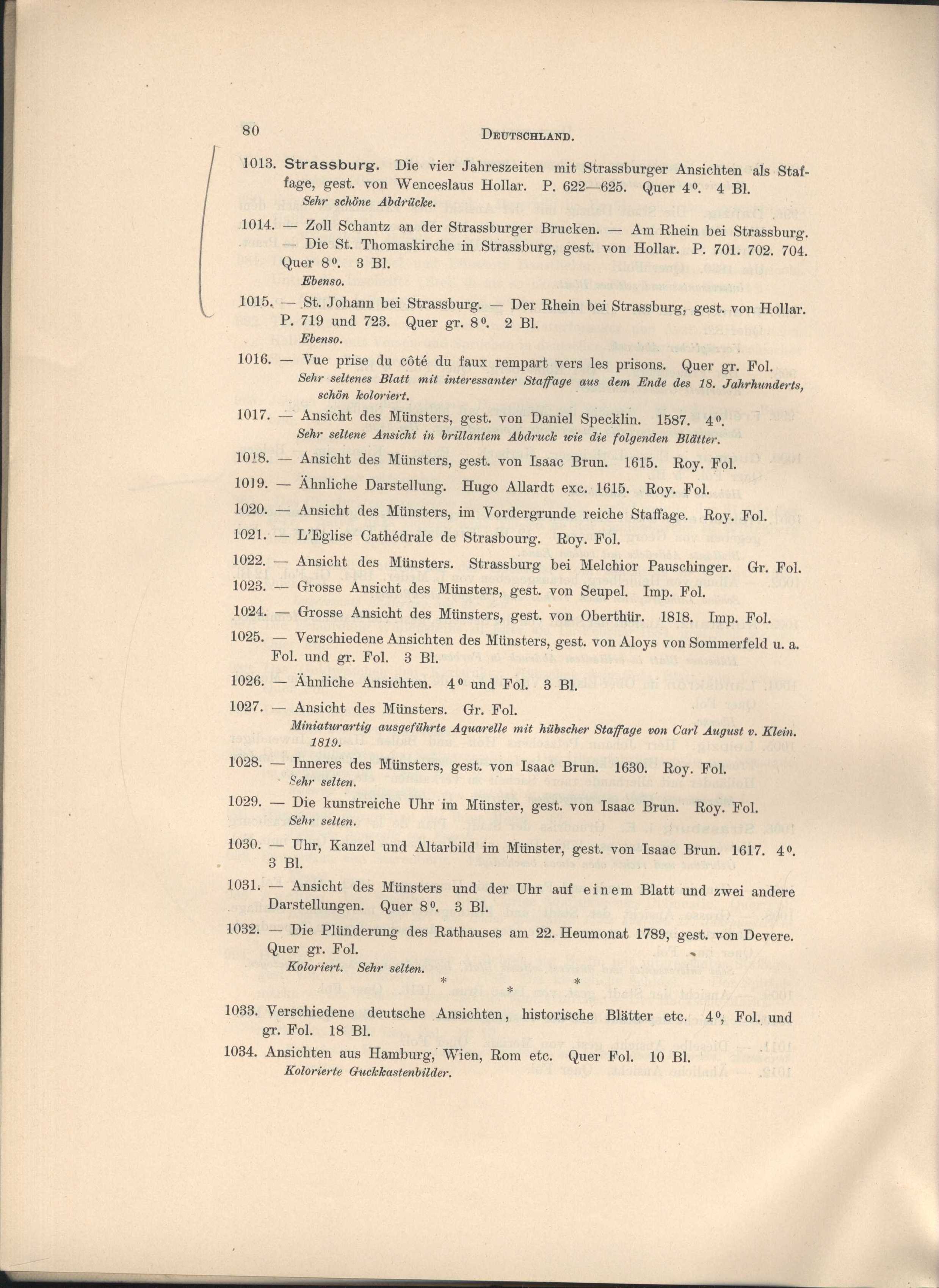 Náhledový obrázek Katalog wertvoller und seltener Blätter von Aldegrever, Bega, Beham, Burgkmair, Callot, Cranach, Dürer, Hollar, Lukas van Leyeden, Mantegna, Israel Van Meckenem, Potter, Rembrandt, Ruisdael, Schongauer, Wenzel von Olmütz etc. - 19