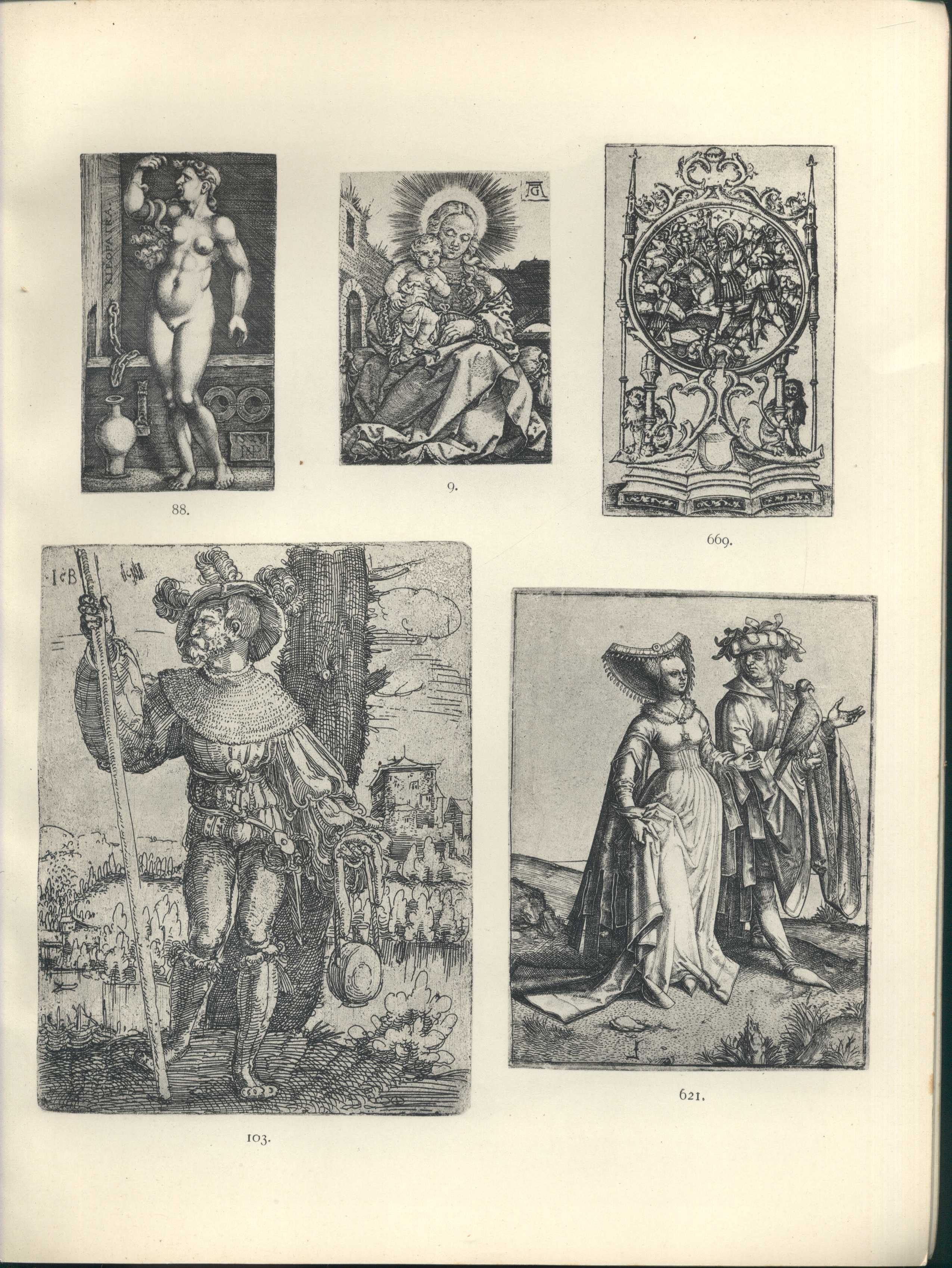 Náhledový obrázek Katalog wertvoller und seltener Blätter von Aldegrever, Bega, Beham, Burgkmair, Callot, Cranach, Dürer, Hollar, Lukas van Leyeden, Mantegna, Israel Van Meckenem, Potter, Rembrandt, Ruisdael, Schongauer, Wenzel von Olmütz etc. - 6