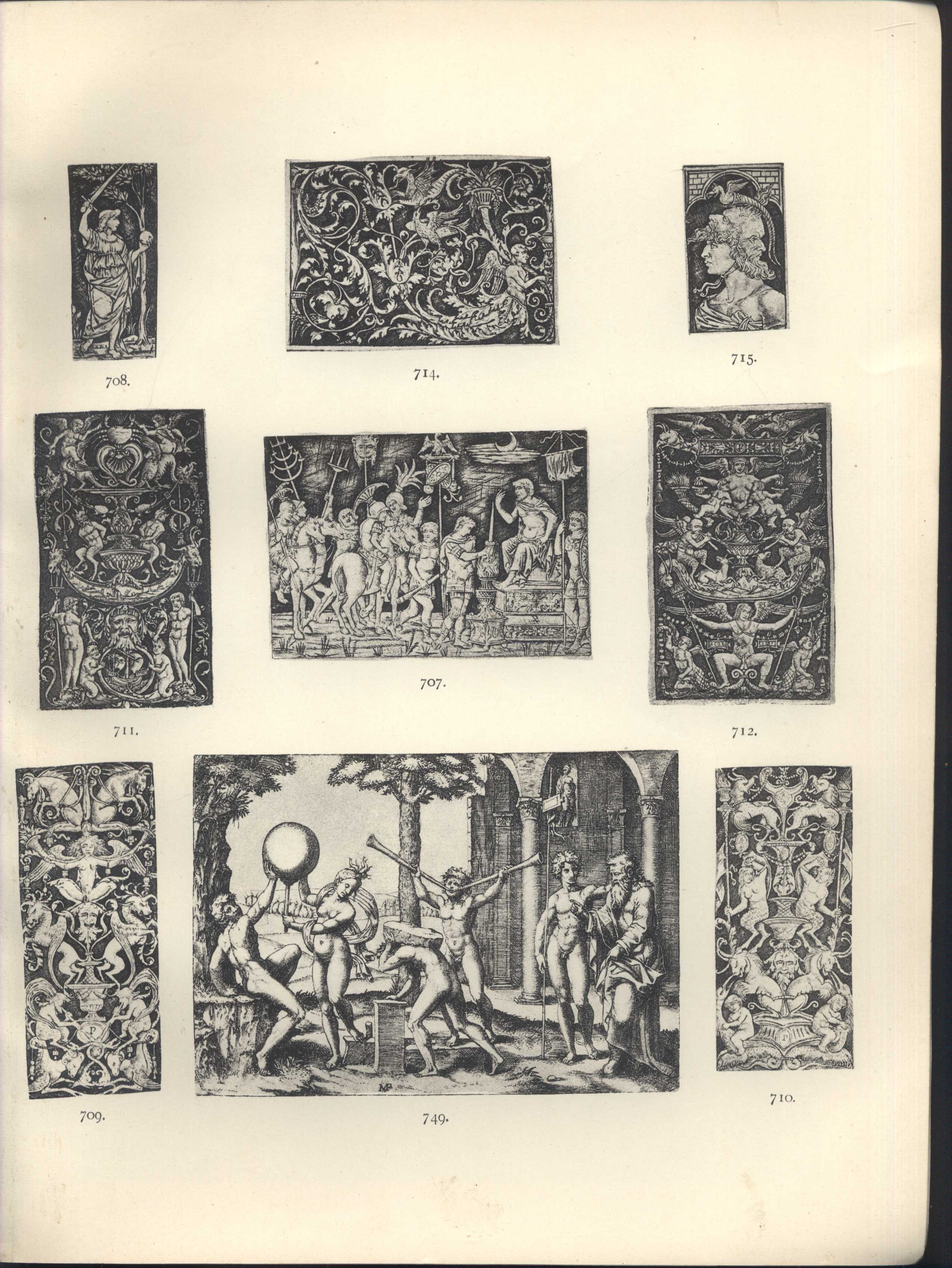 Náhledový obrázek Katalog wertvoller und seltener Blätter von Aldegrever, Bega, Beham, Burgkmair, Callot, Cranach, Dürer, Hollar, Lukas van Leyeden, Mantegna, Israel Van Meckenem, Potter, Rembrandt, Ruisdael, Schongauer, Wenzel von Olmütz etc. - 12