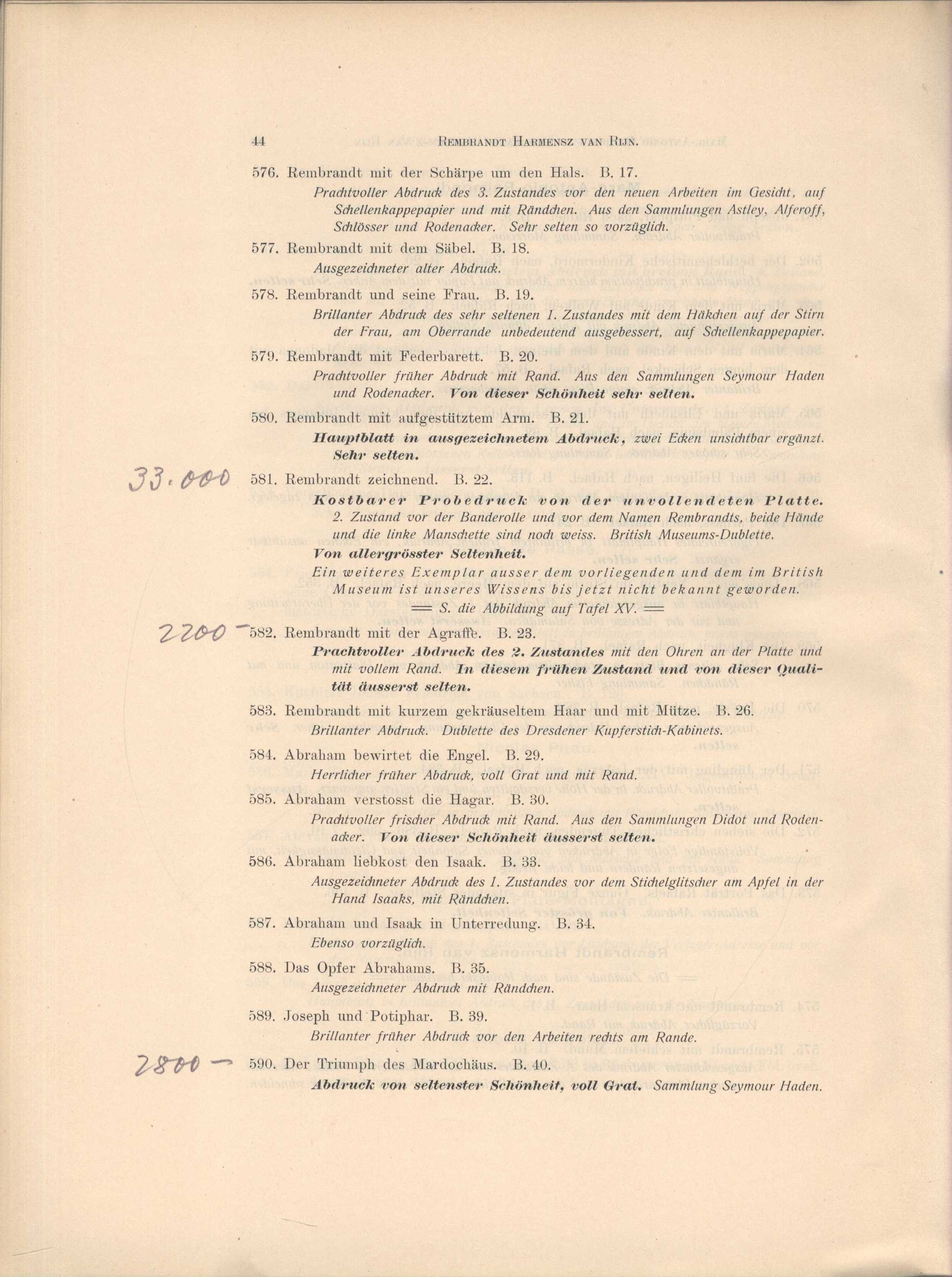 Náhledový obrázek Katalog der kostbaren Sammlung des Herrn H. S. Theobald K. C. in London - 43