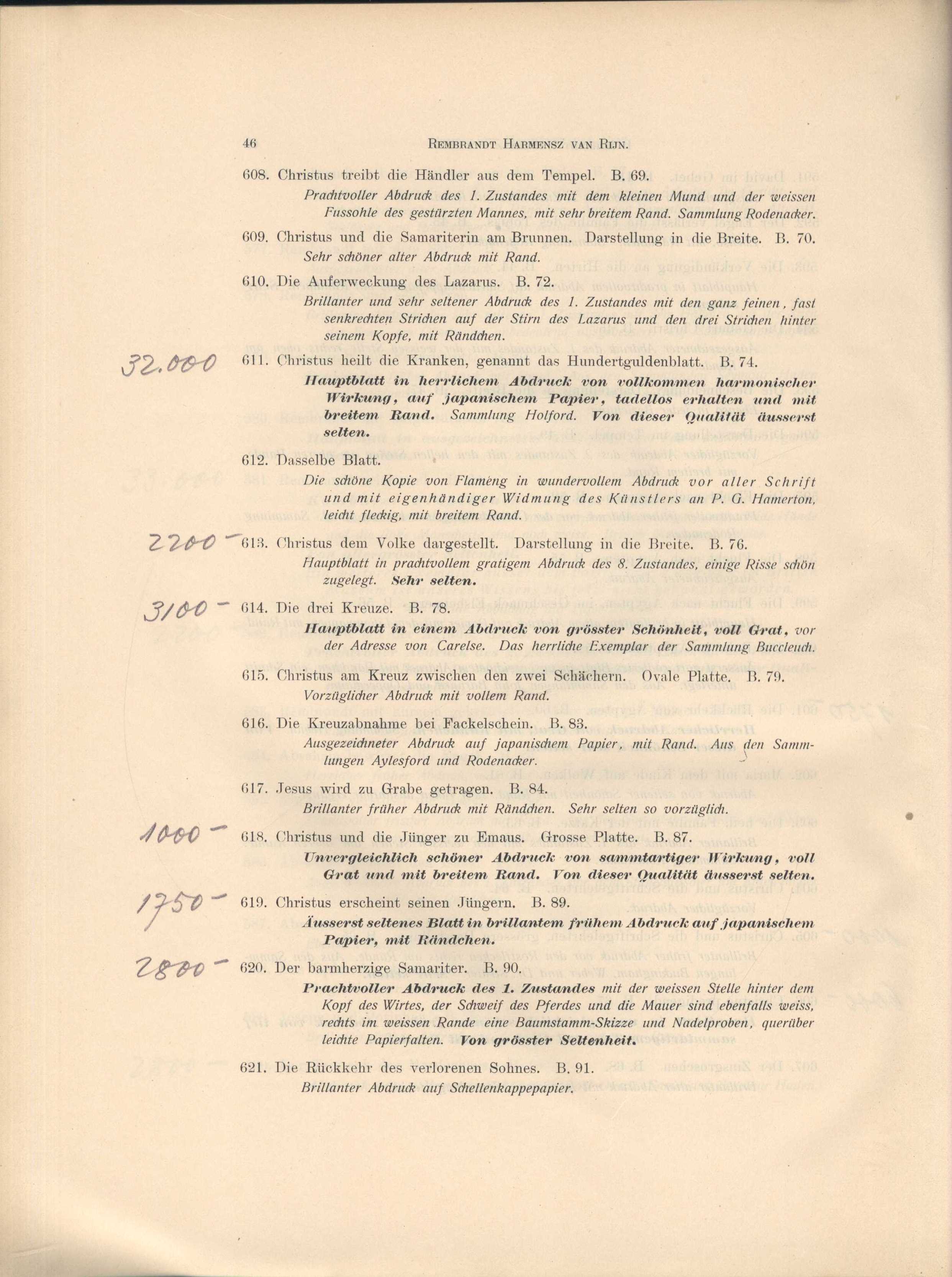 Náhledový obrázek Katalog der kostbaren Sammlung des Herrn H. S. Theobald K. C. in London - 45