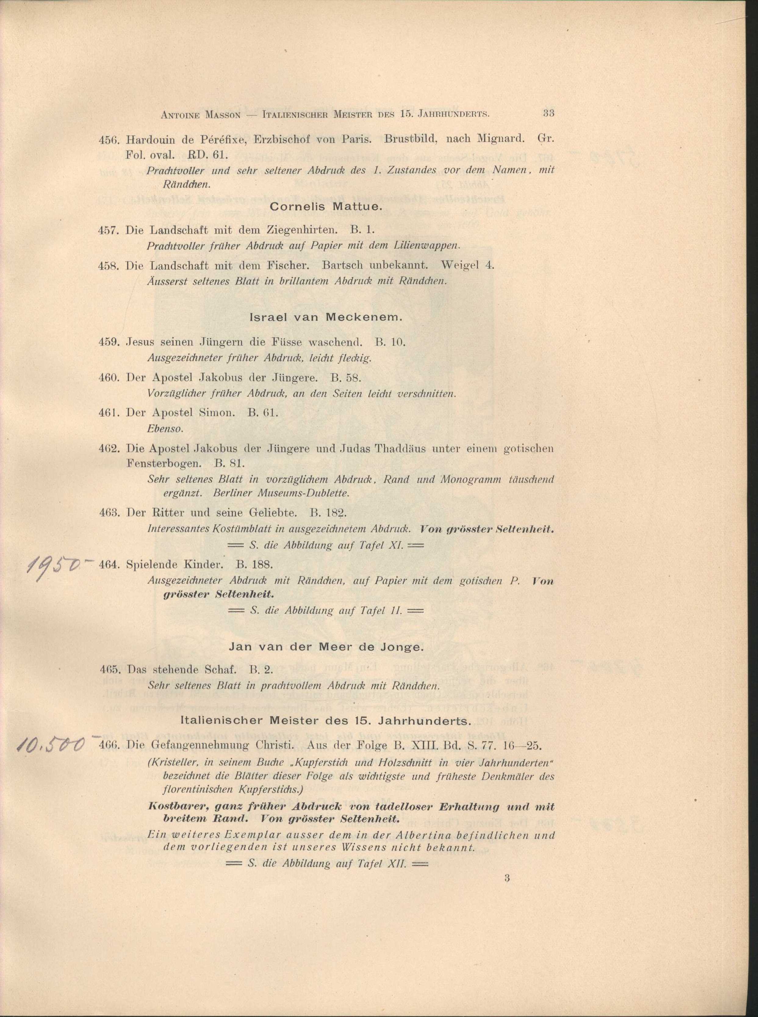 Náhledový obrázek Katalog der kostbaren Sammlung des Herrn H. S. Theobald K. C. in London - 38