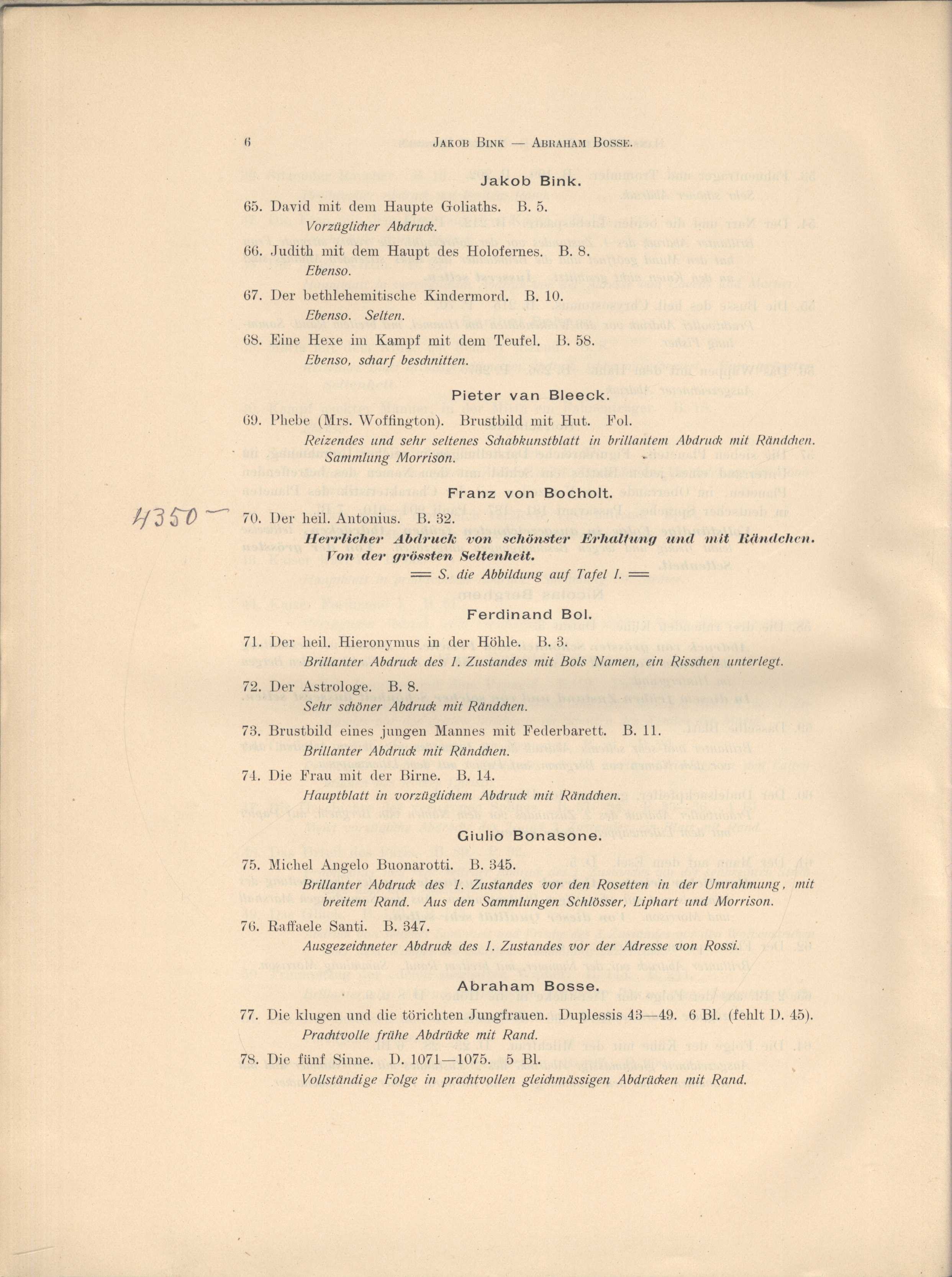 Náhledový obrázek Katalog der kostbaren Sammlung des Herrn H. S. Theobald K. C. in London - 21