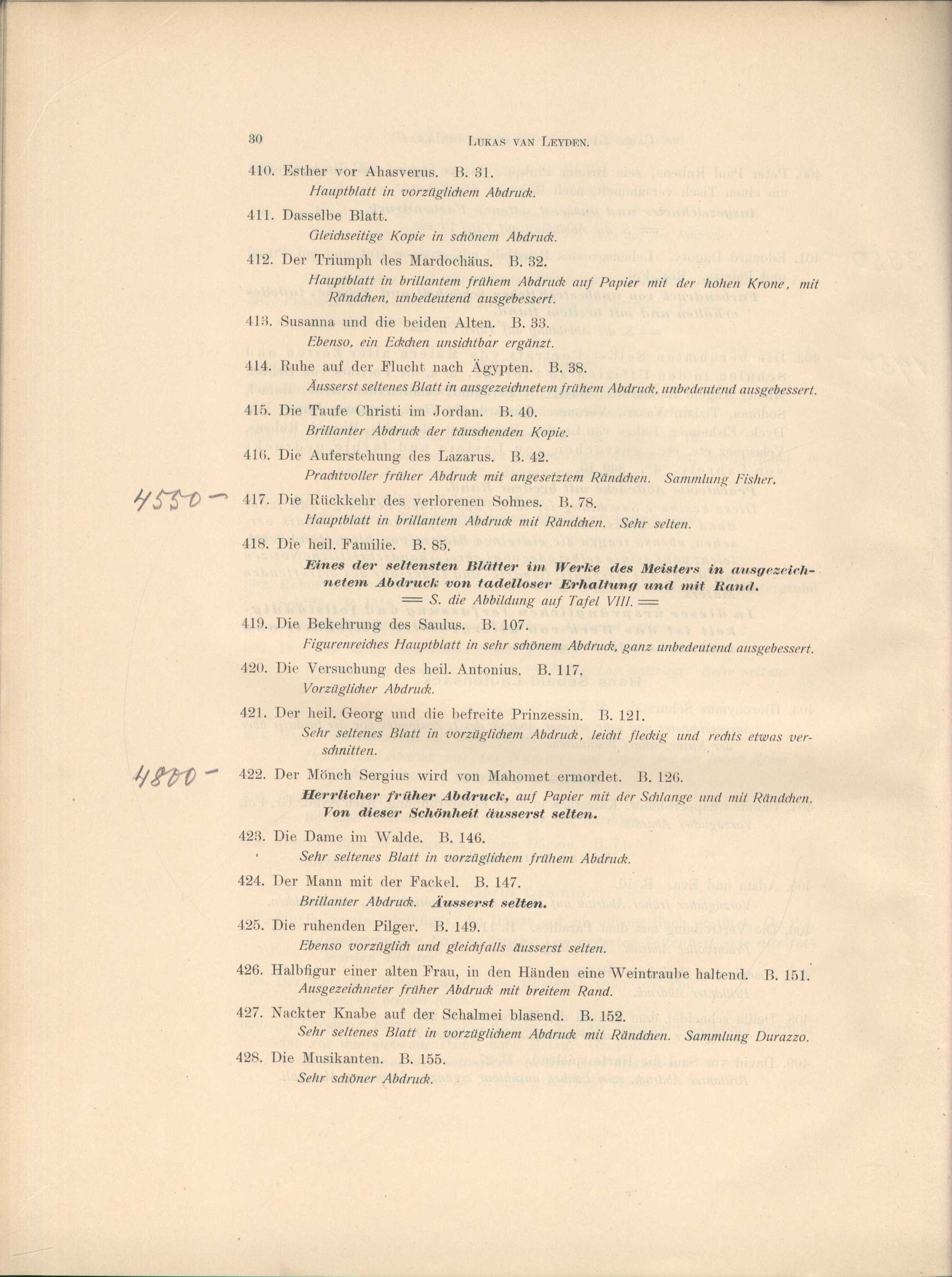 Náhledový obrázek Katalog der kostbaren Sammlung des Herrn H. S. Theobald K. C. in London - 35