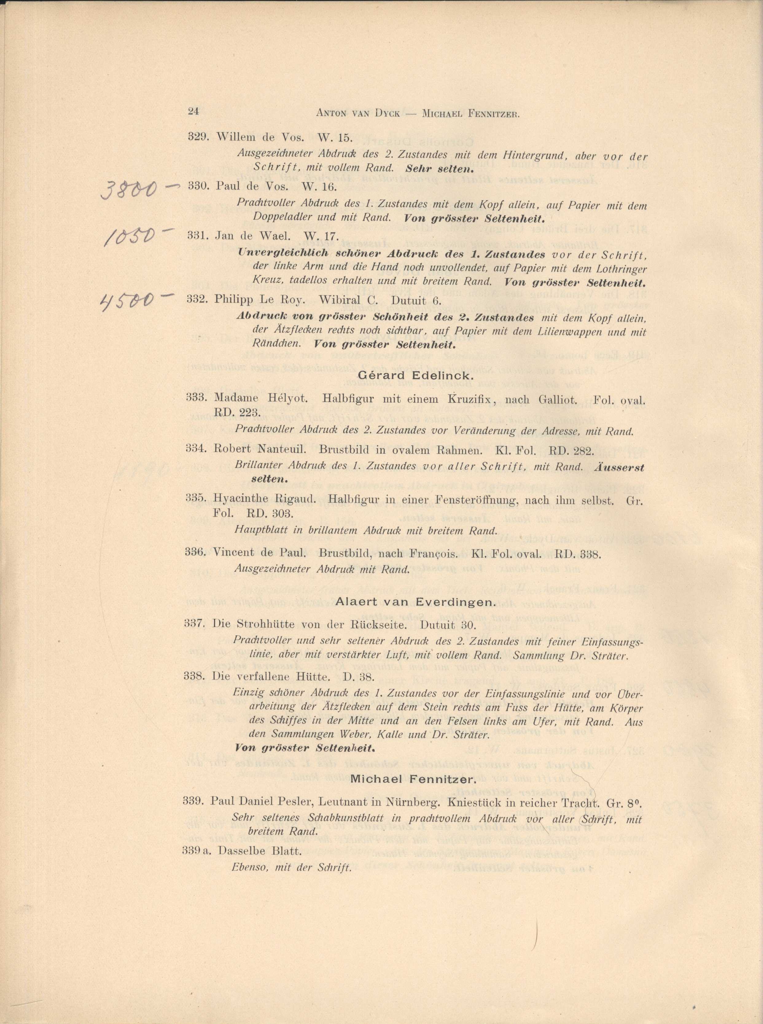 Náhledový obrázek Katalog der kostbaren Sammlung des Herrn H. S. Theobald K. C. in London - 31