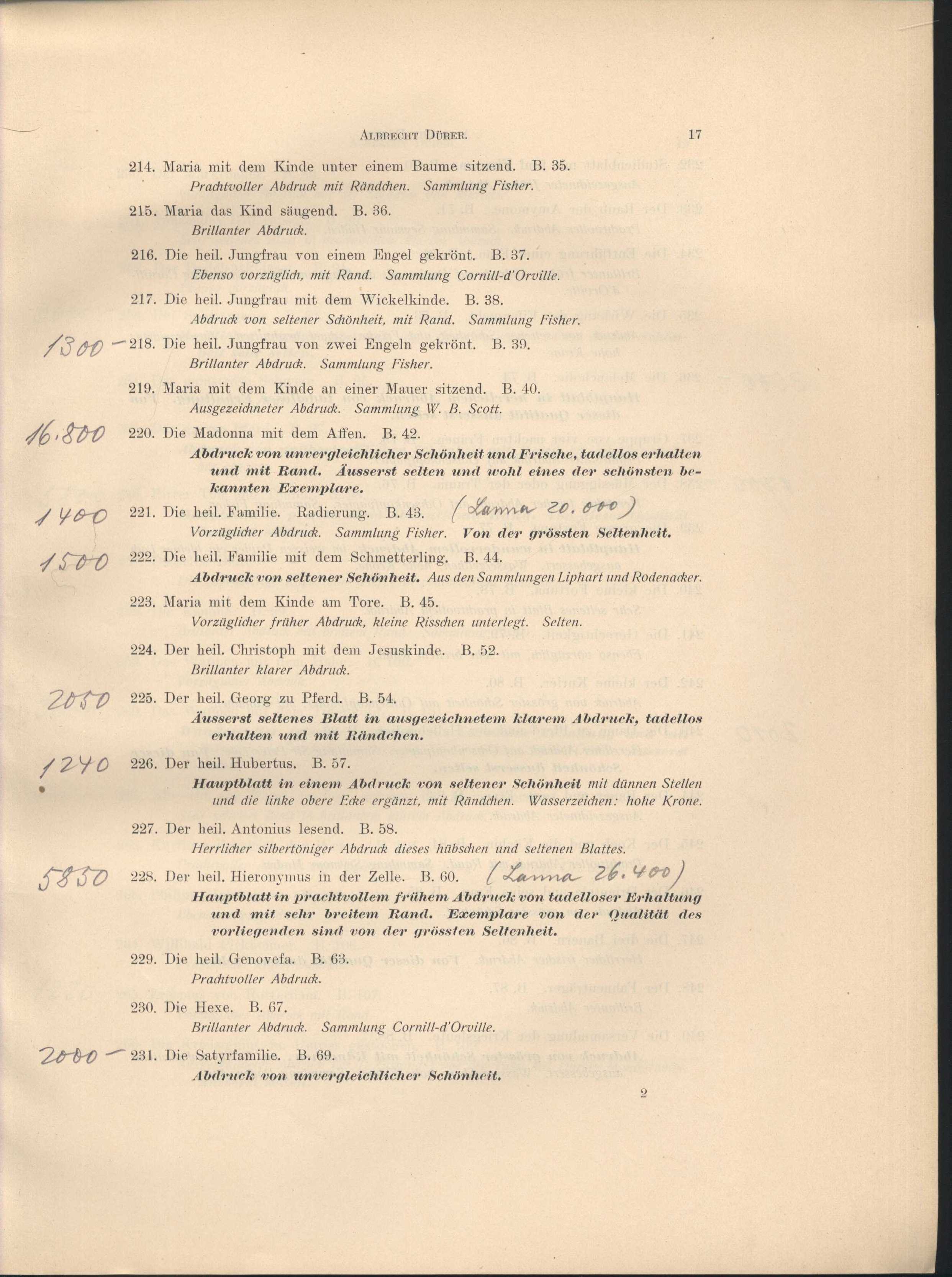 Náhledový obrázek Katalog der kostbaren Sammlung des Herrn H. S. Theobald K. C. in London - 25