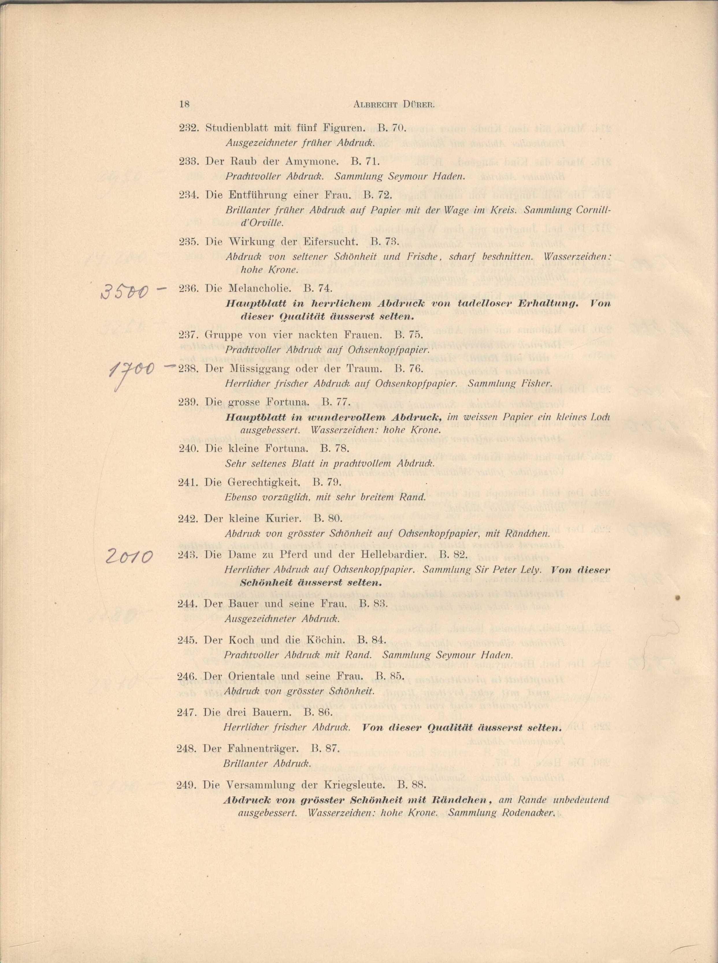 Náhledový obrázek Katalog der kostbaren Sammlung des Herrn H. S. Theobald K. C. in London - 26