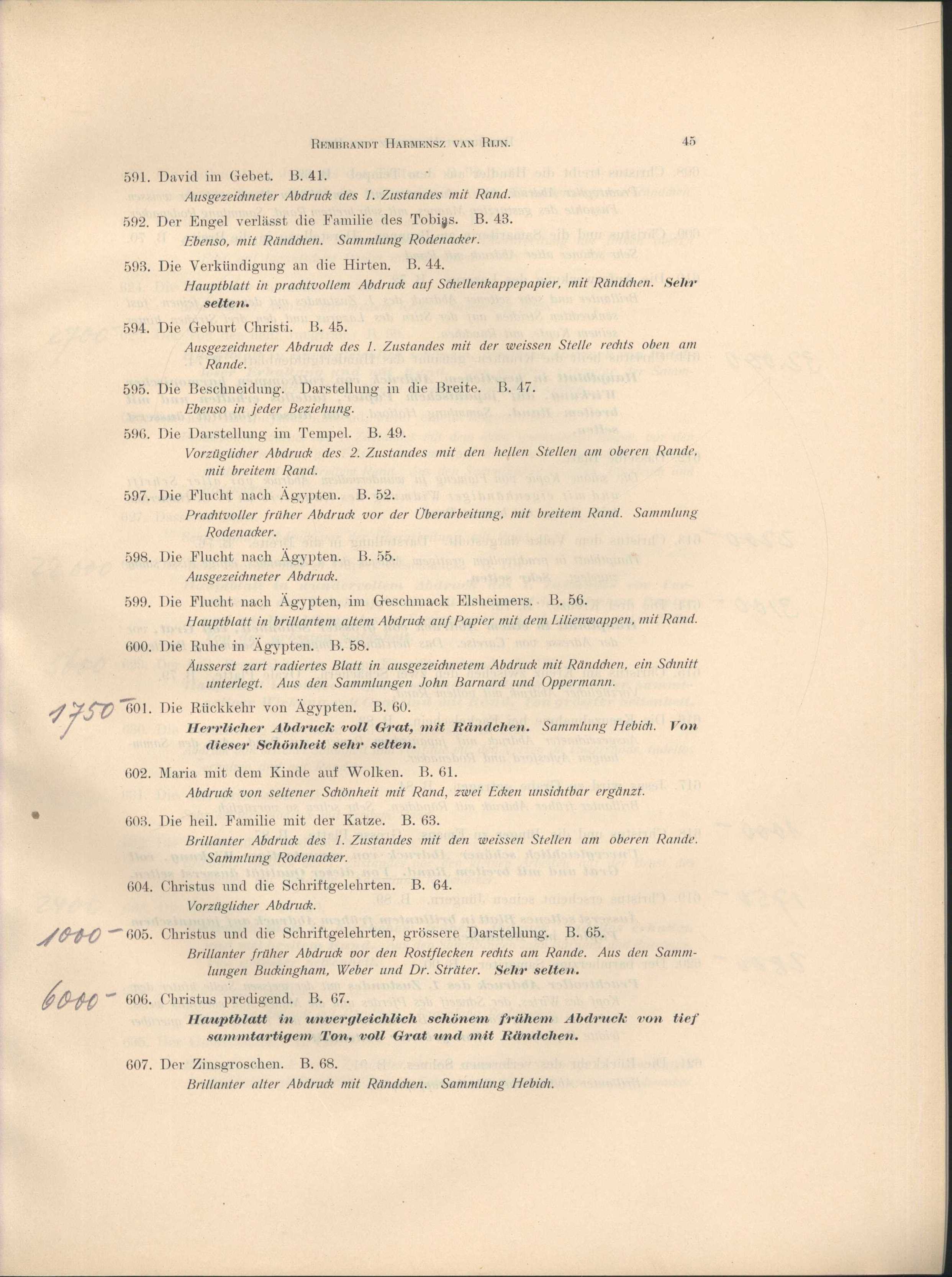 Náhledový obrázek Katalog der kostbaren Sammlung des Herrn H. S. Theobald K. C. in London - 44