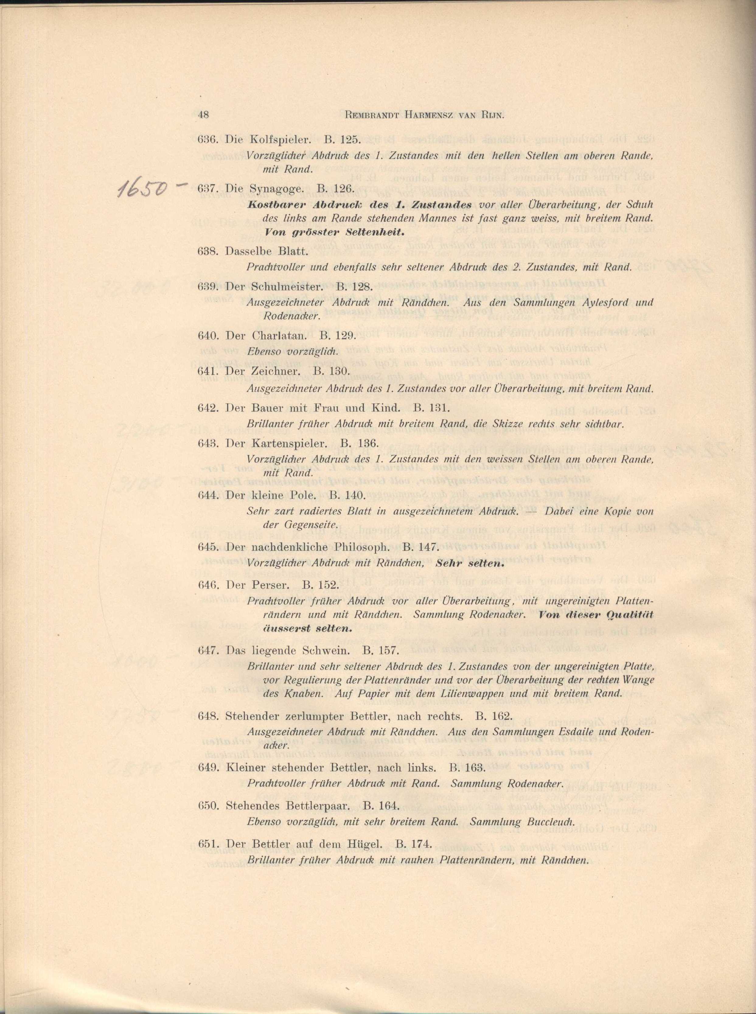 Náhledový obrázek Katalog der kostbaren Sammlung des Herrn H. S. Theobald K. C. in London - 47
