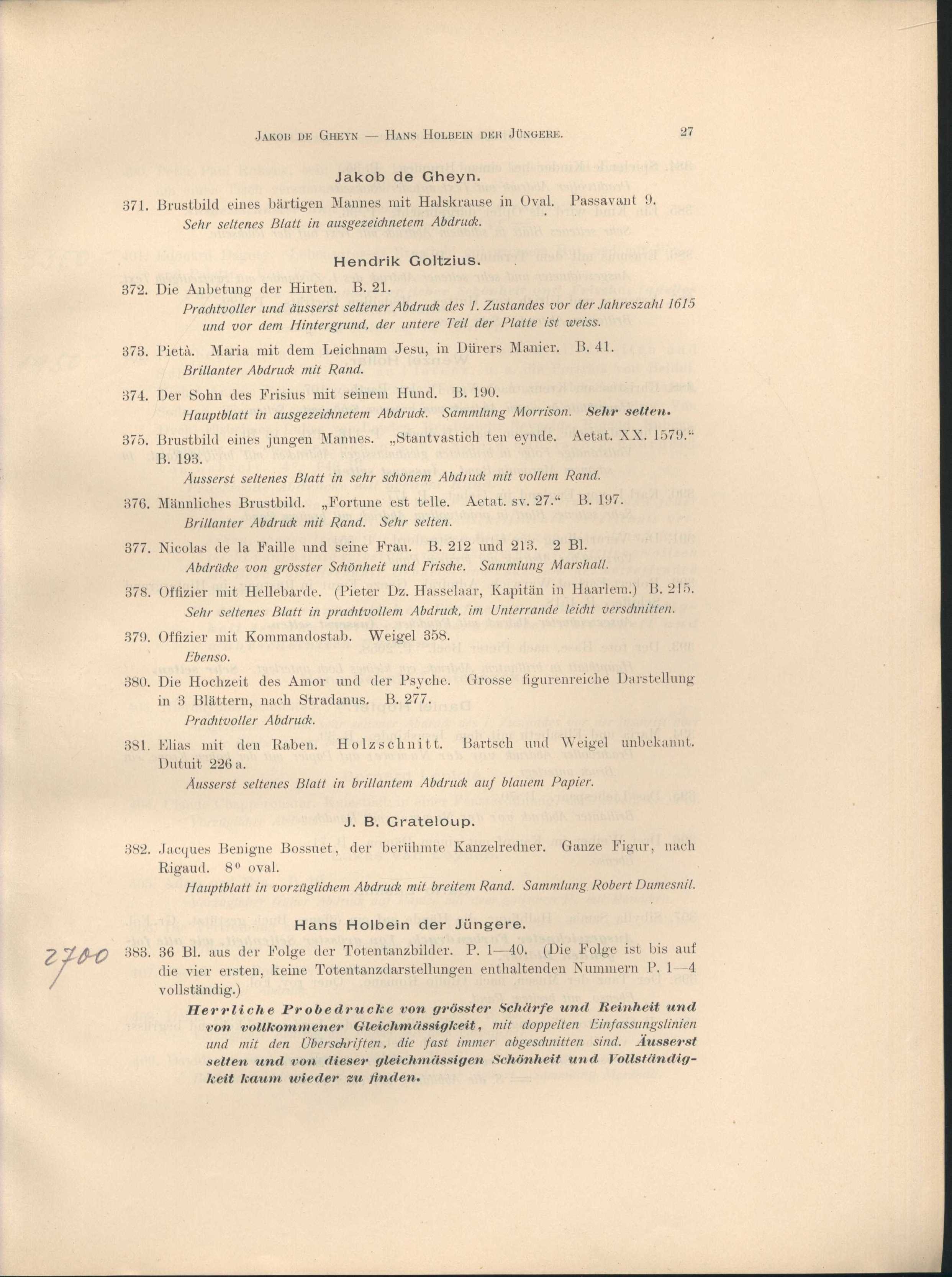 Náhledový obrázek Katalog der kostbaren Sammlung des Herrn H. S. Theobald K. C. in London - 33