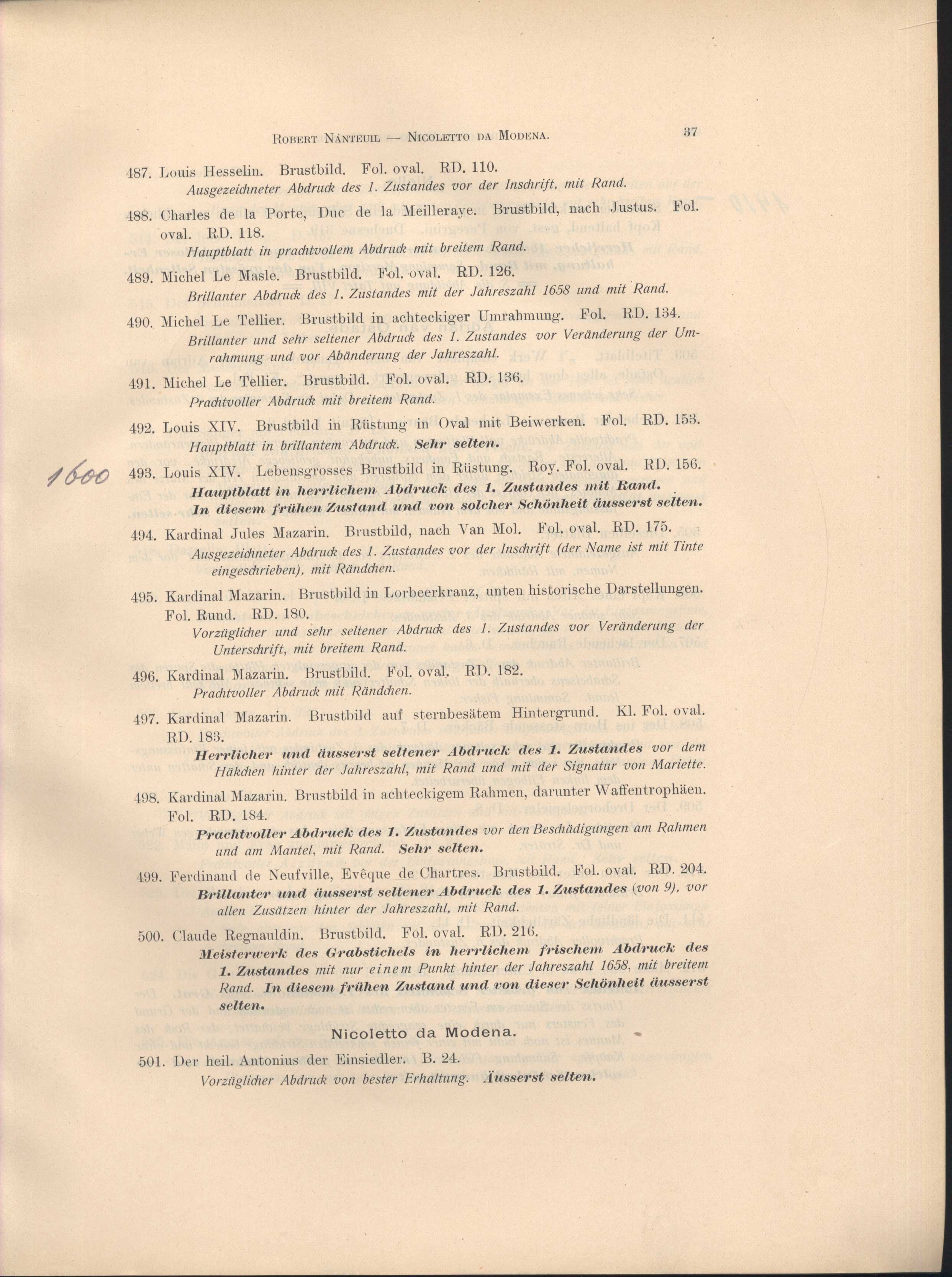 Náhledový obrázek Katalog der kostbaren Sammlung des Herrn H. S. Theobald K. C. in London - 41