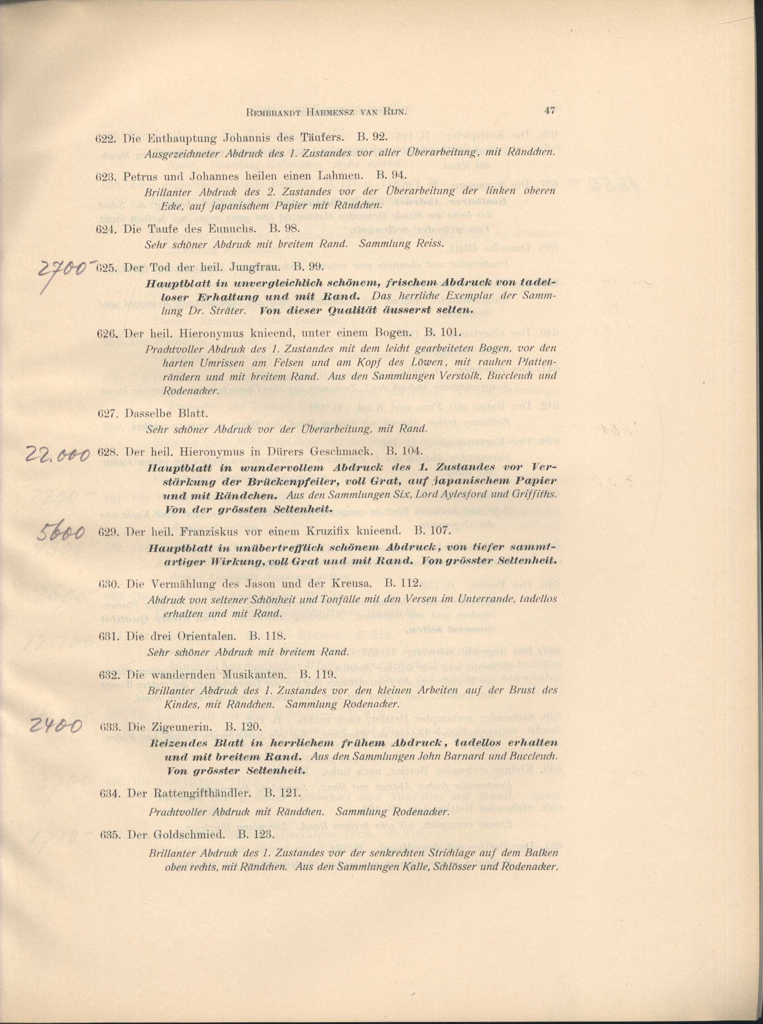 Náhledový obrázek Katalog der kostbaren Sammlung des Herrn H. S. Theobald K. C. in London - 46