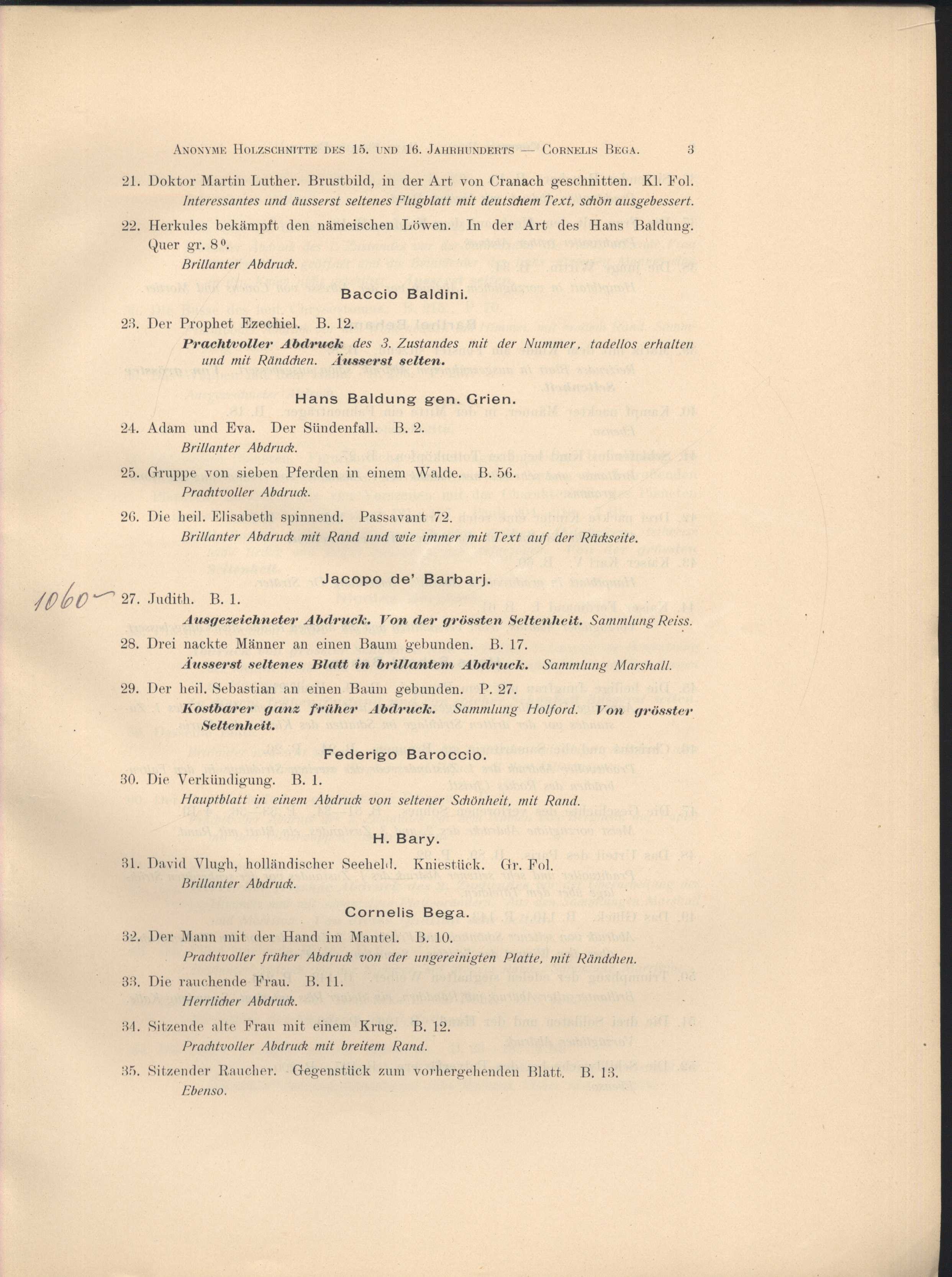 Náhledový obrázek Katalog der kostbaren Sammlung des Herrn H. S. Theobald K. C. in London - 20