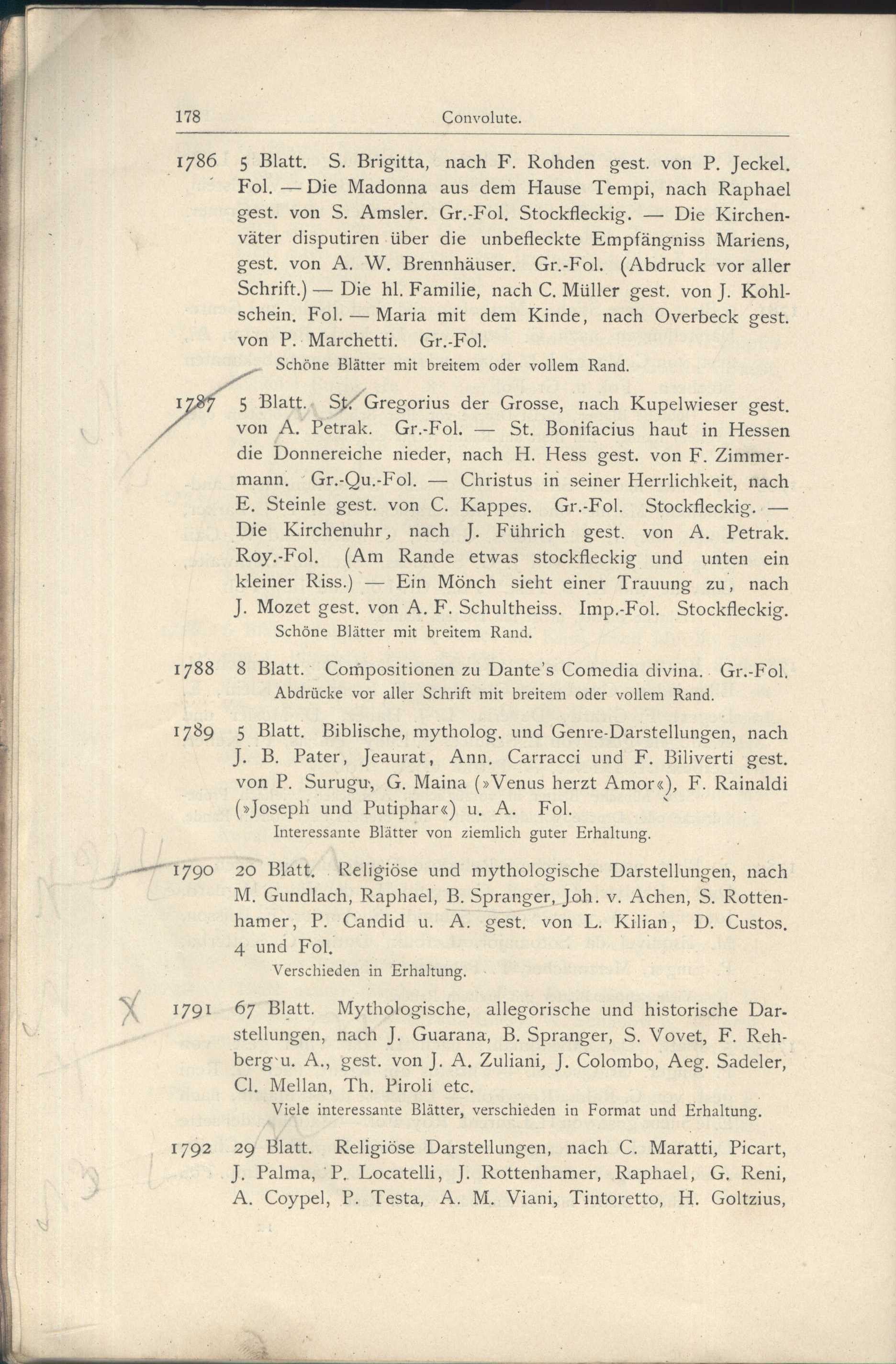 Náhledový obrázek Katalog der Kunst-Sammlung des Herrn Kommerzienraths und Verlagsbuchhändlers G. J. Manz in Regensburg - 83