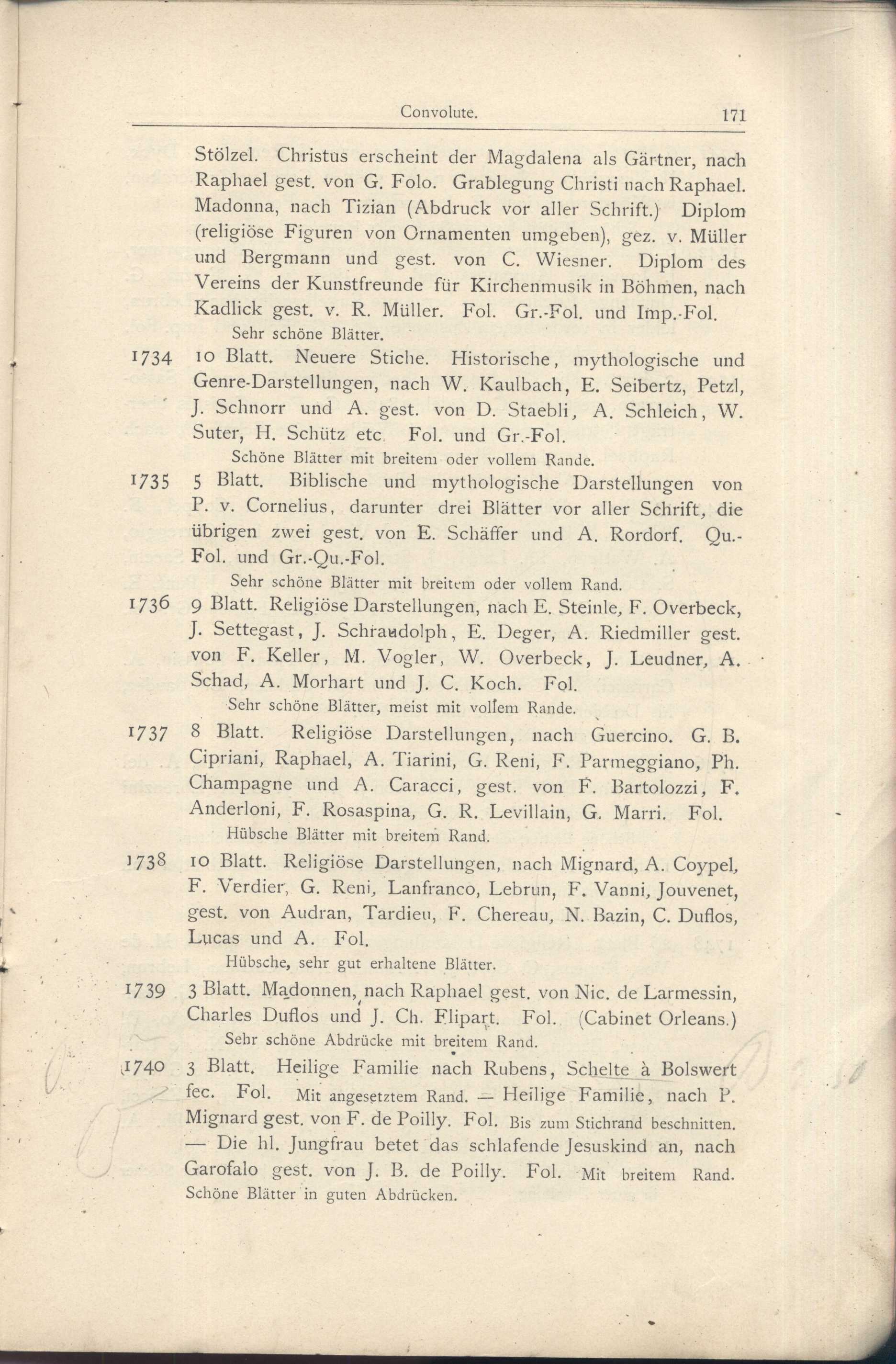 Náhledový obrázek Katalog der Kunst-Sammlung des Herrn Kommerzienraths und Verlagsbuchhändlers G. J. Manz in Regensburg - 81
